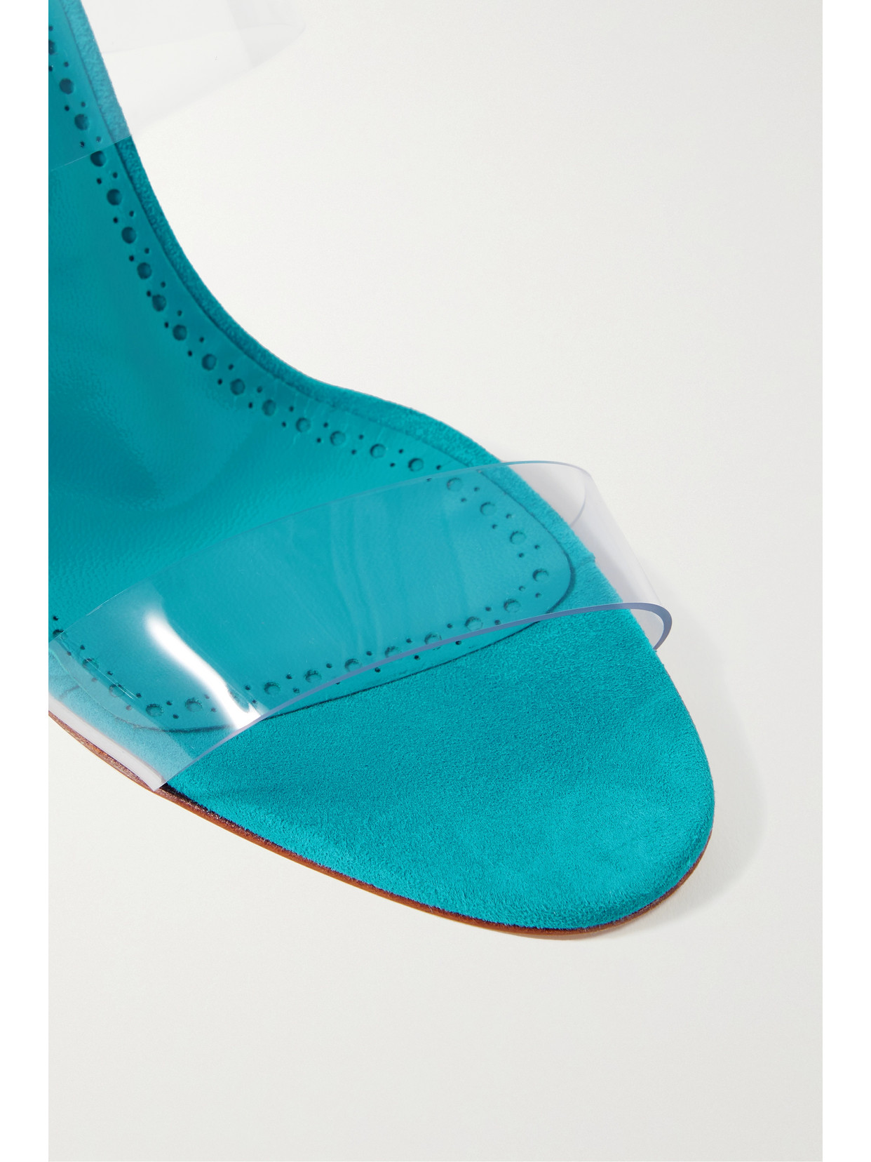 MANOLO BLAHNIK SCOLTO 90 PVC MULES