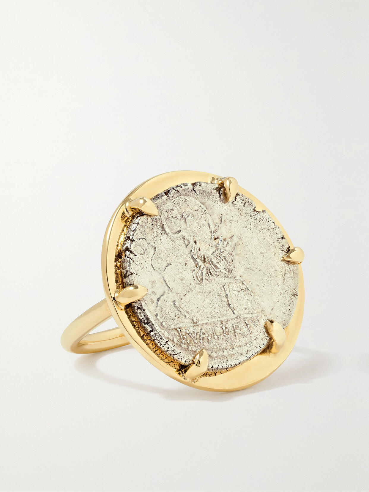 Dubini Europa 18-karat Gold And Silver Ring