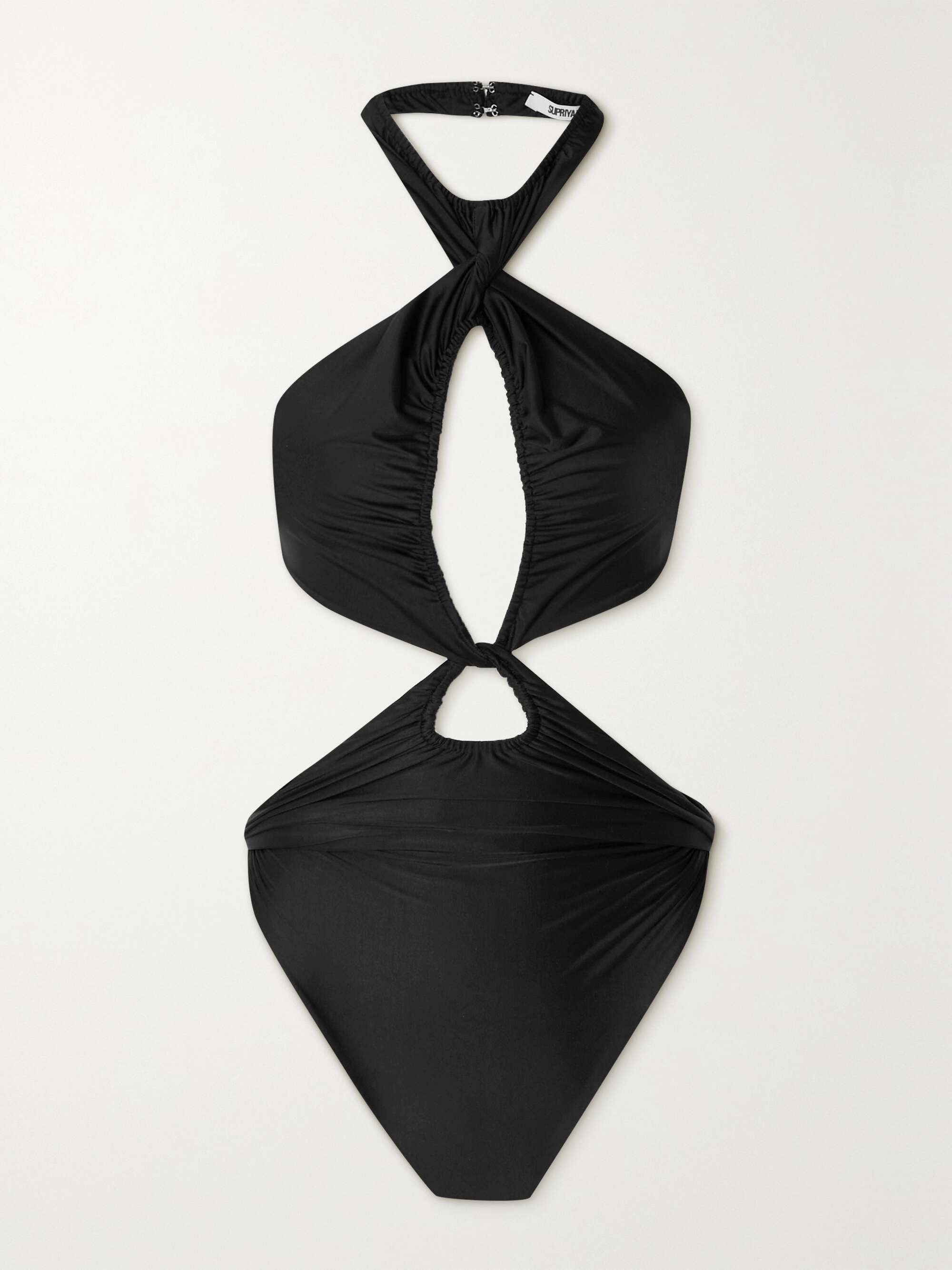SUPRIYA LELE Cutout stretch-jersey bodysuit | NET-A-PORTER