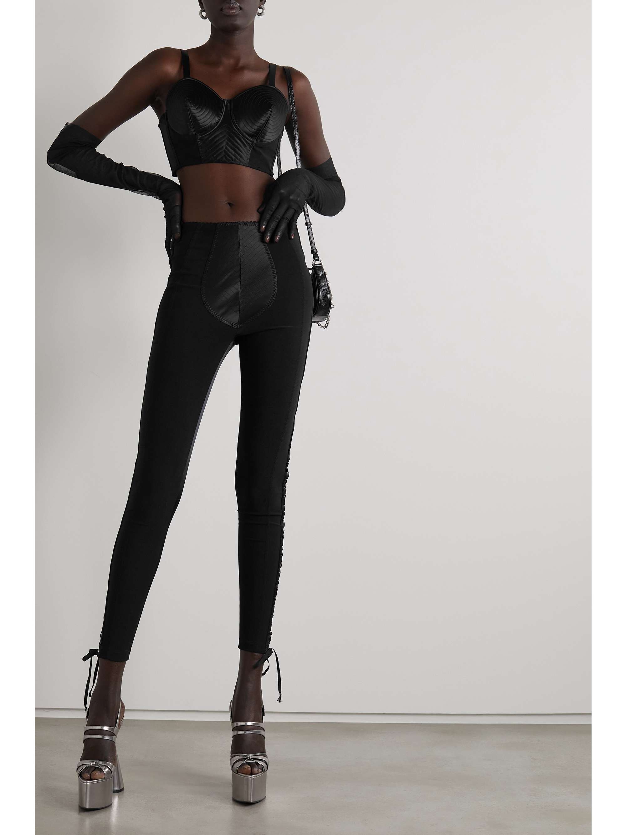 satin bralette | JEAN PAUL GAULTIER 