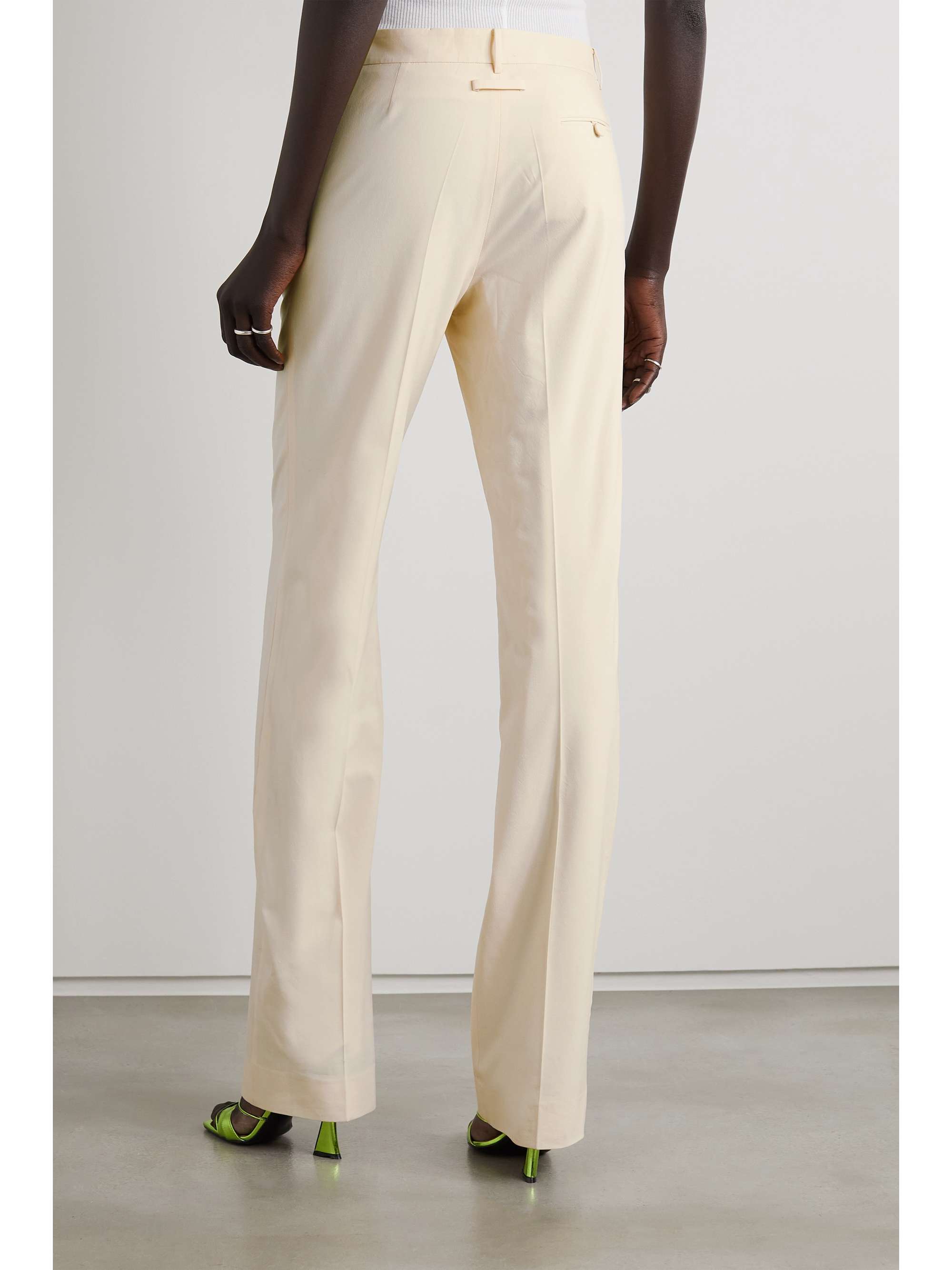 Lotta Volkova wool straight-leg pants 