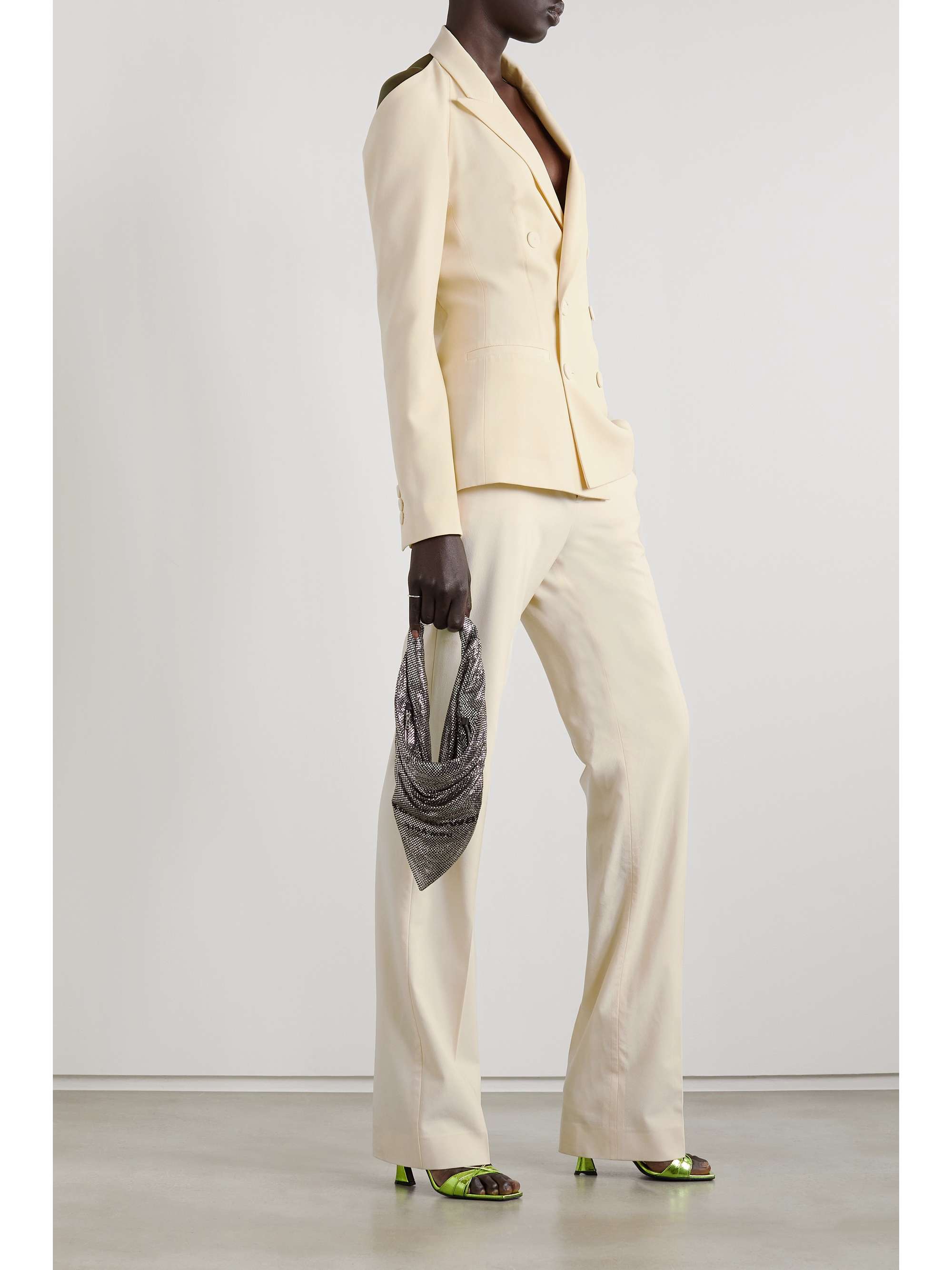 Lotta Volkova wool straight-leg pants 