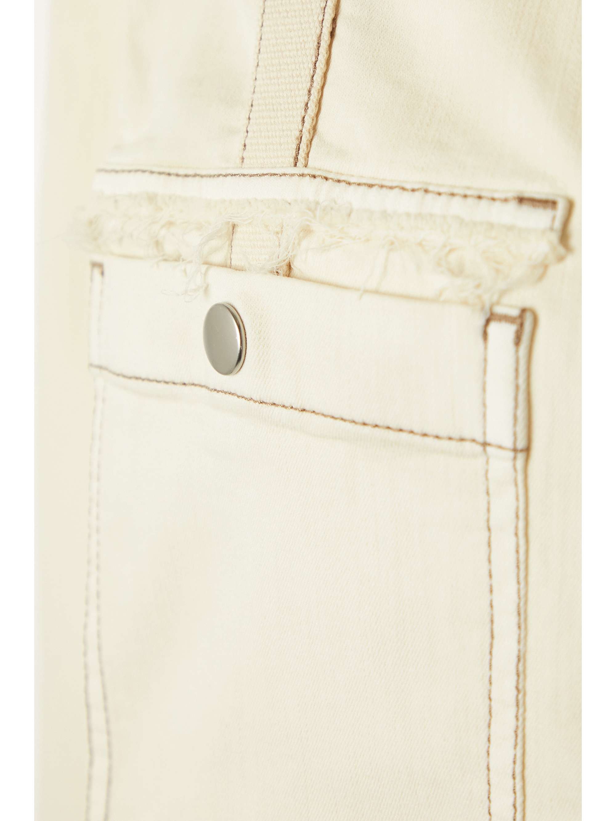 RICK OWENS Cropped distressed denim jacket
