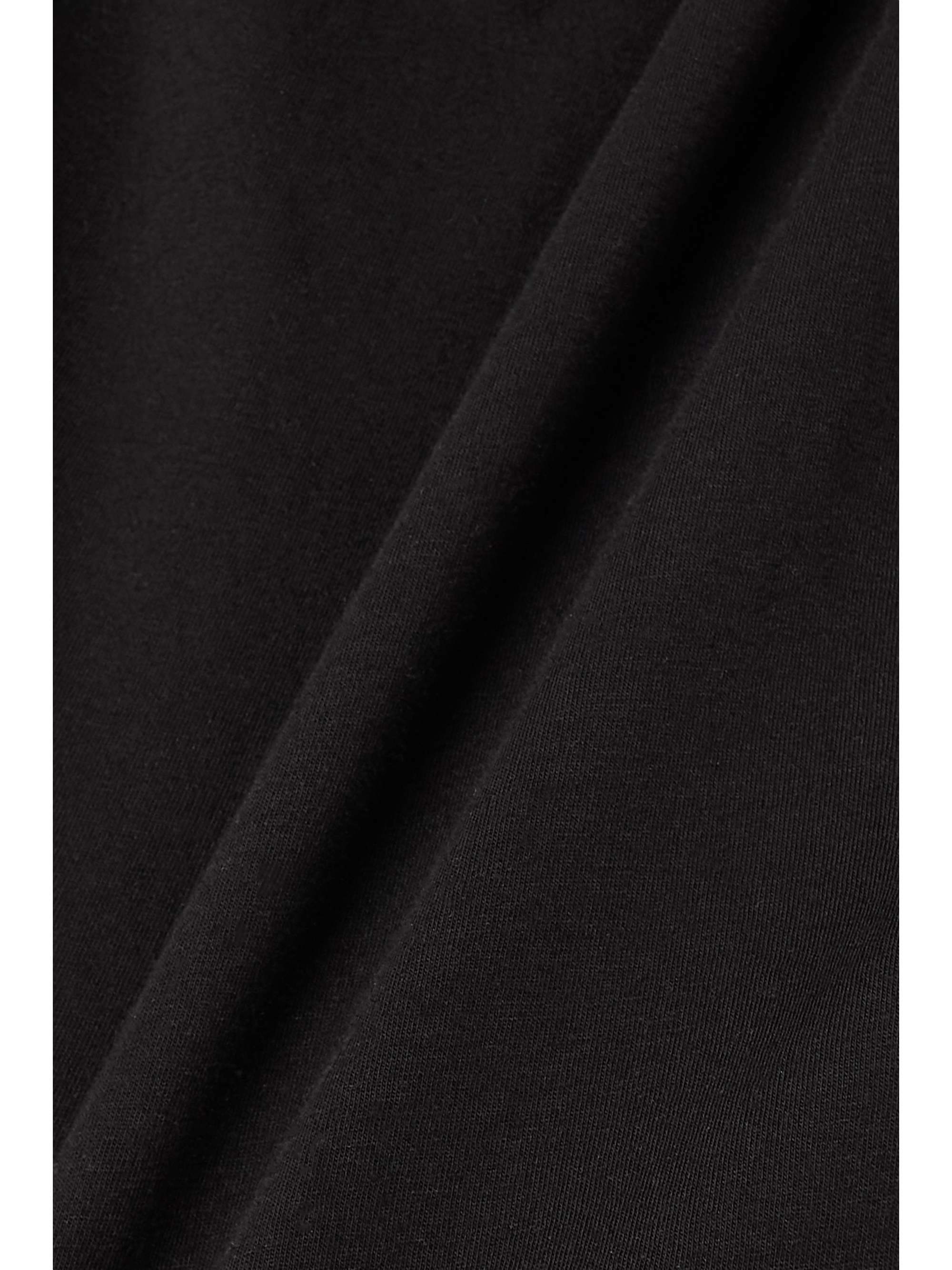 RICK OWENS Draped organic cotton-jersey tunic