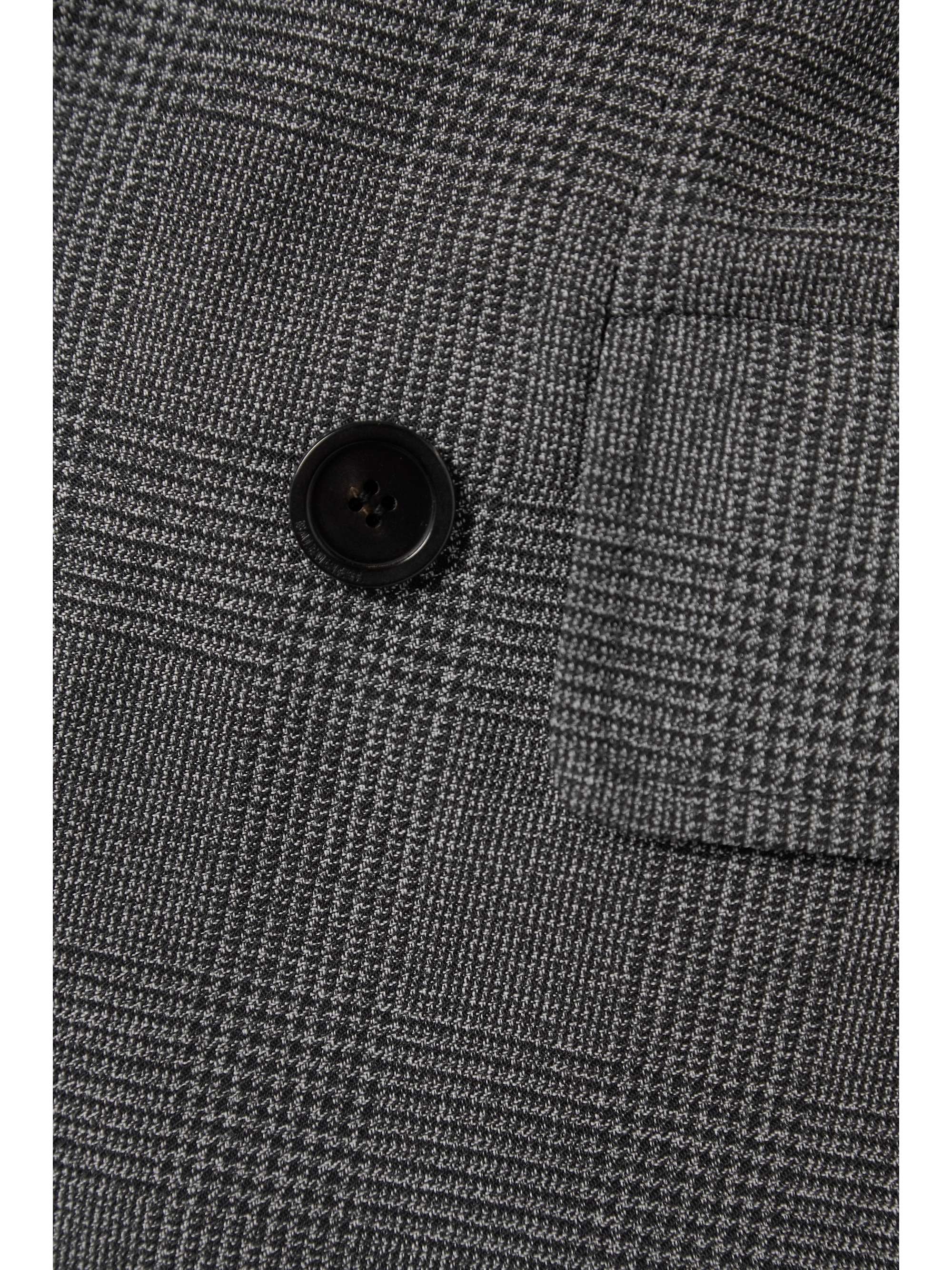 BALENCIAGA Blazer à double boutonnage en laine prince-de-galles Hourglass