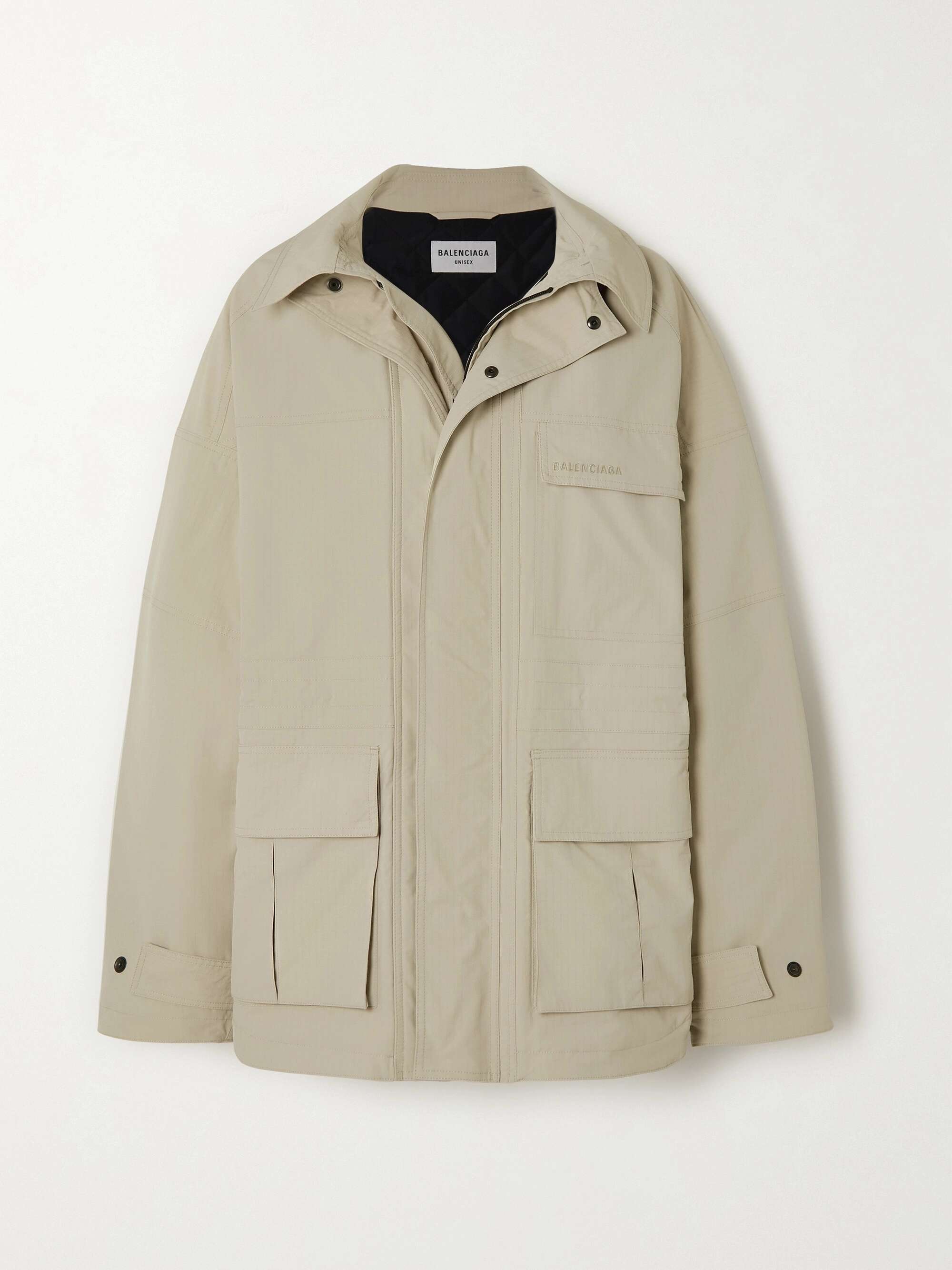 BALENCIAGA Oversized ripstop parka | NET-A-PORTER