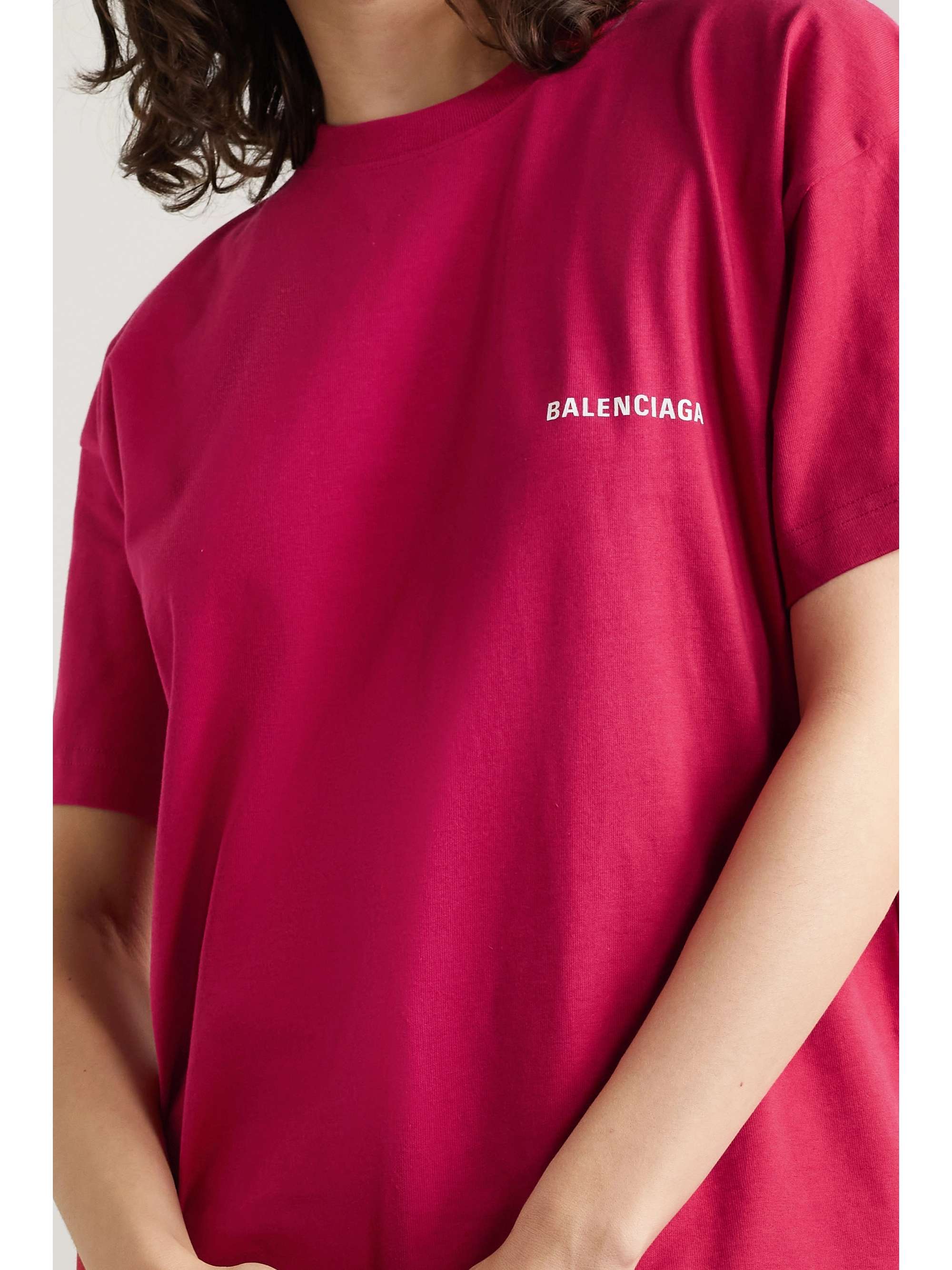 pink balenciaga t shirt