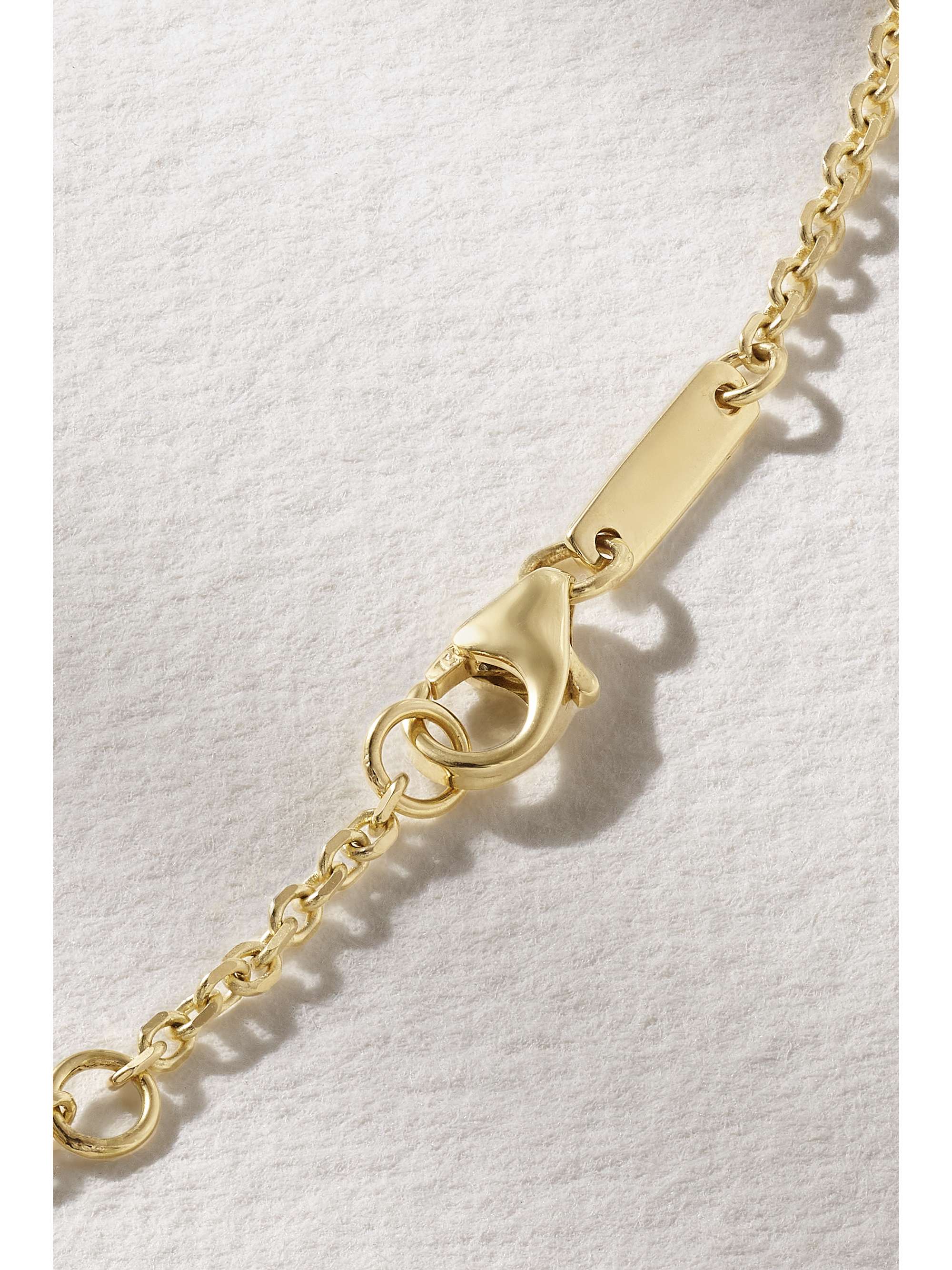 ANITA KO Palm Leaf 18K 黄金钻石手链