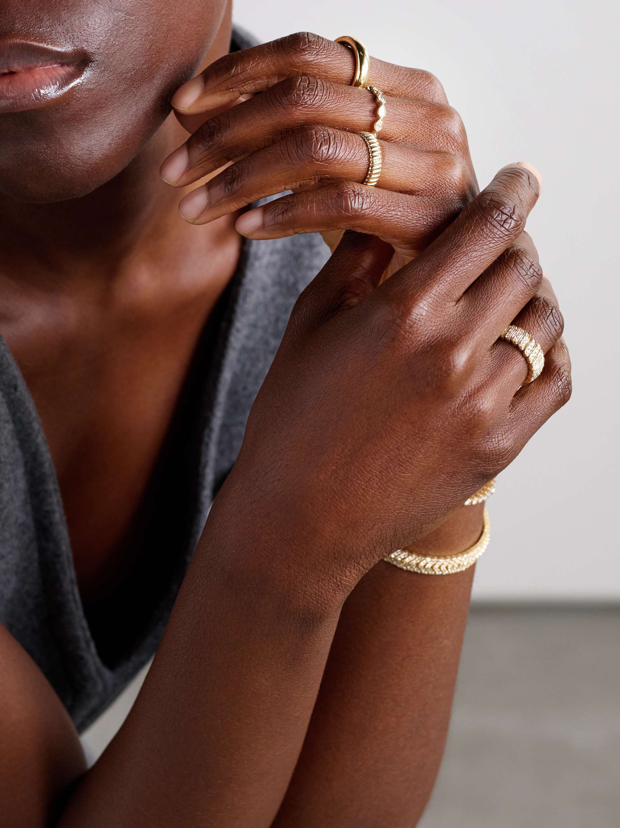 ANITA KO Zoe 18-karat gold ring