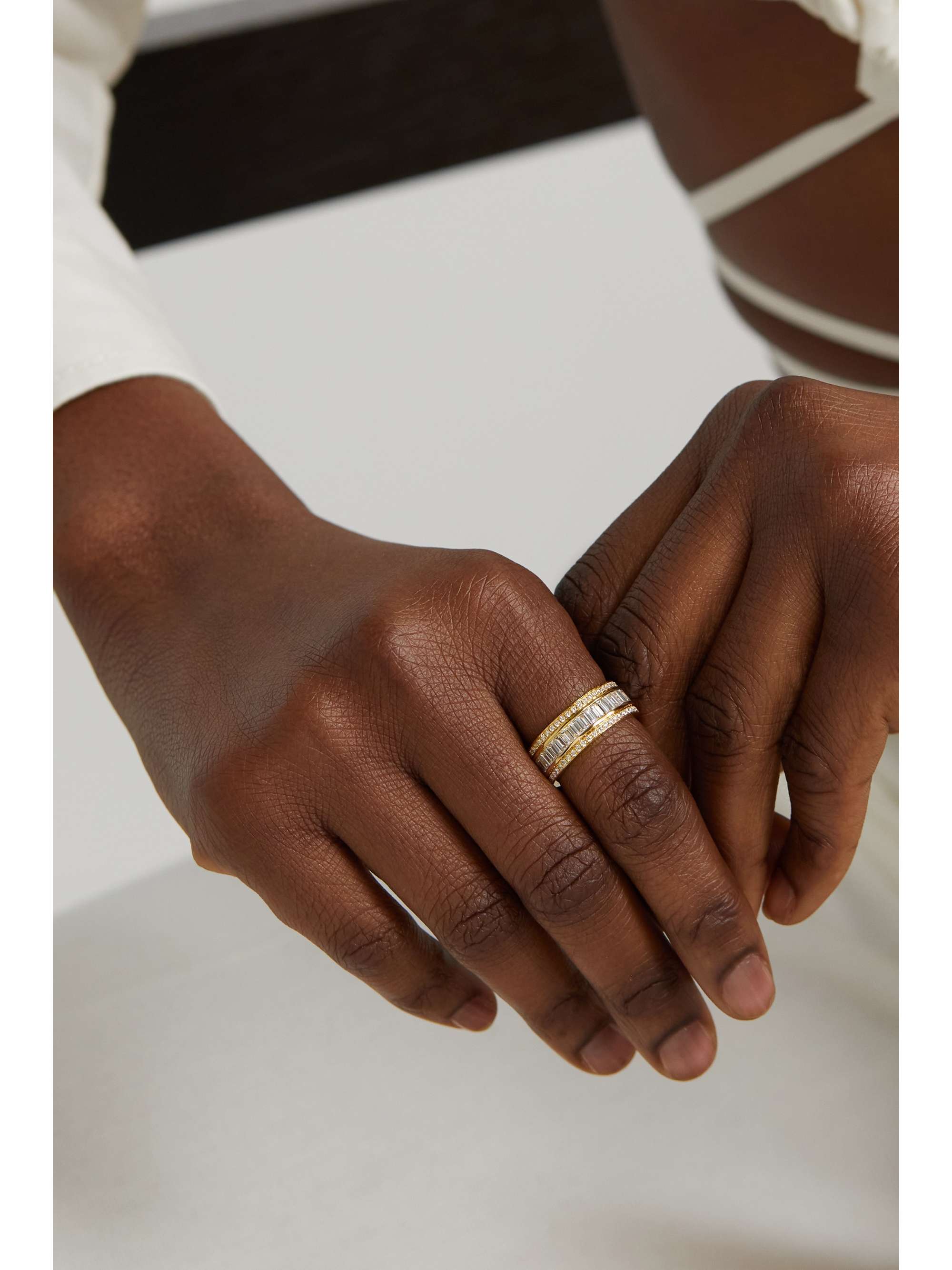 ANITA KO 18-karat gold diamond ring