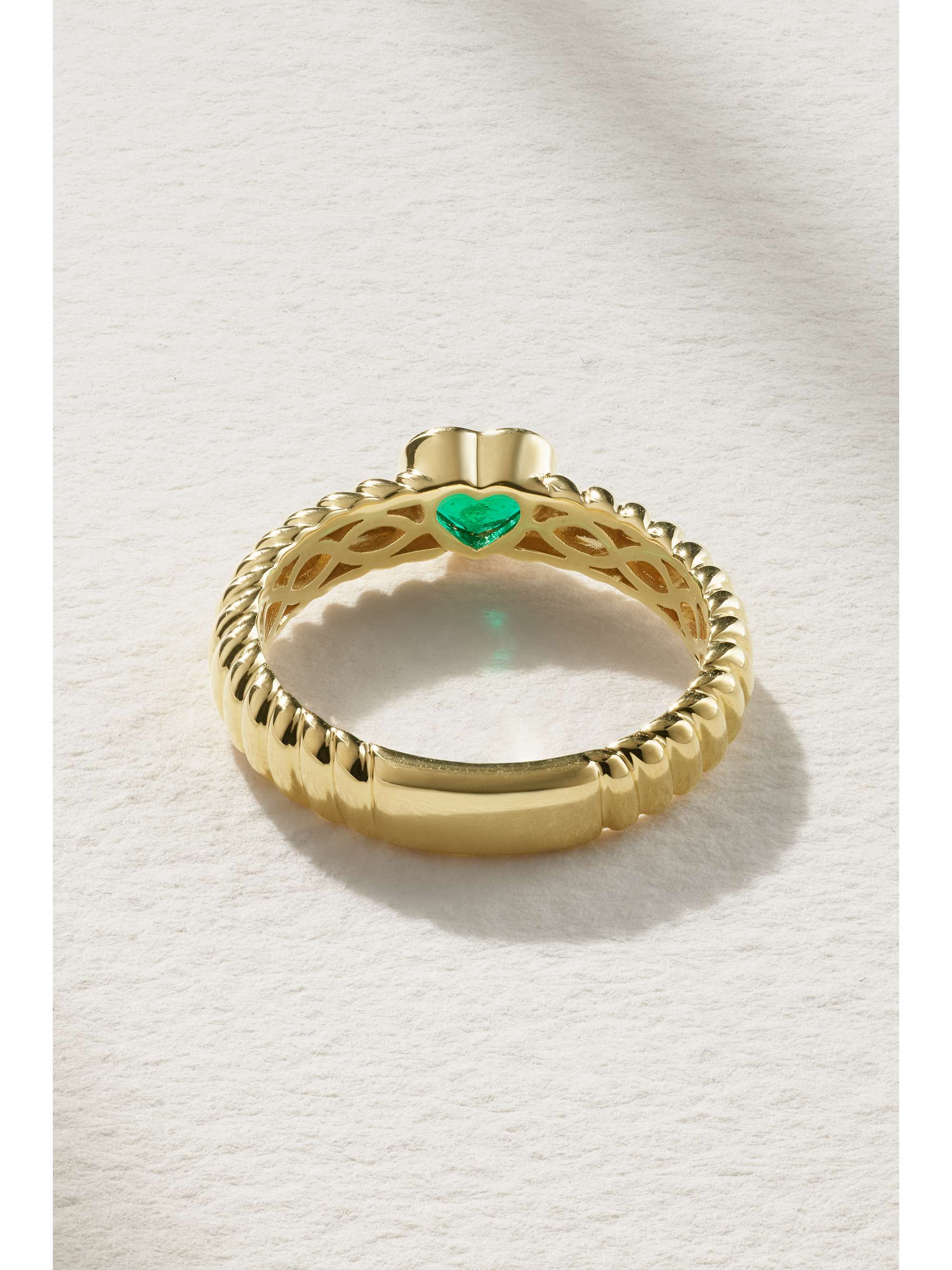 ANITA KO Zoe 18-karat gold emerald ring