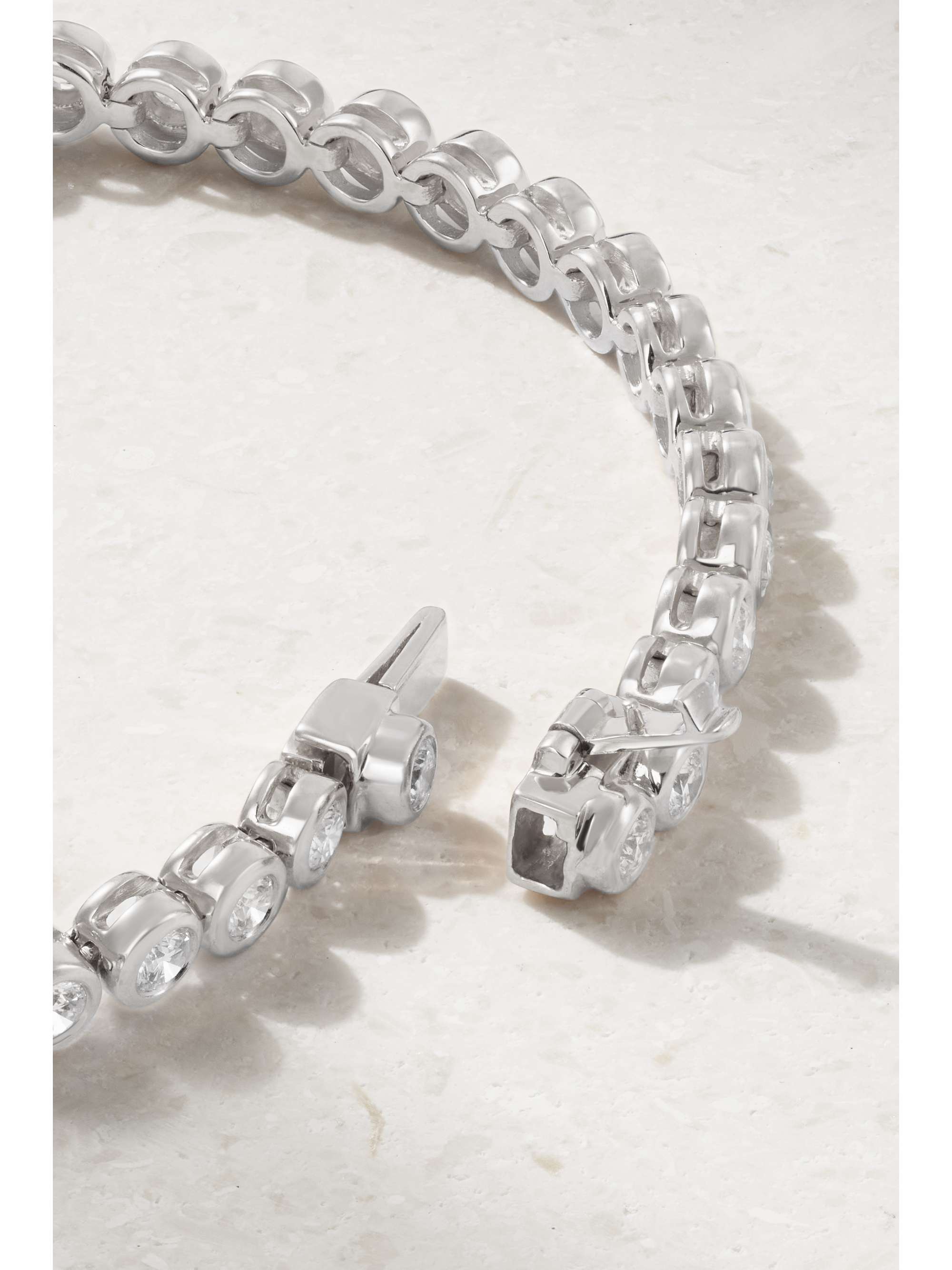ANITA KO Bracelet en or rose 18 carats (750/1000), diamants et saphir