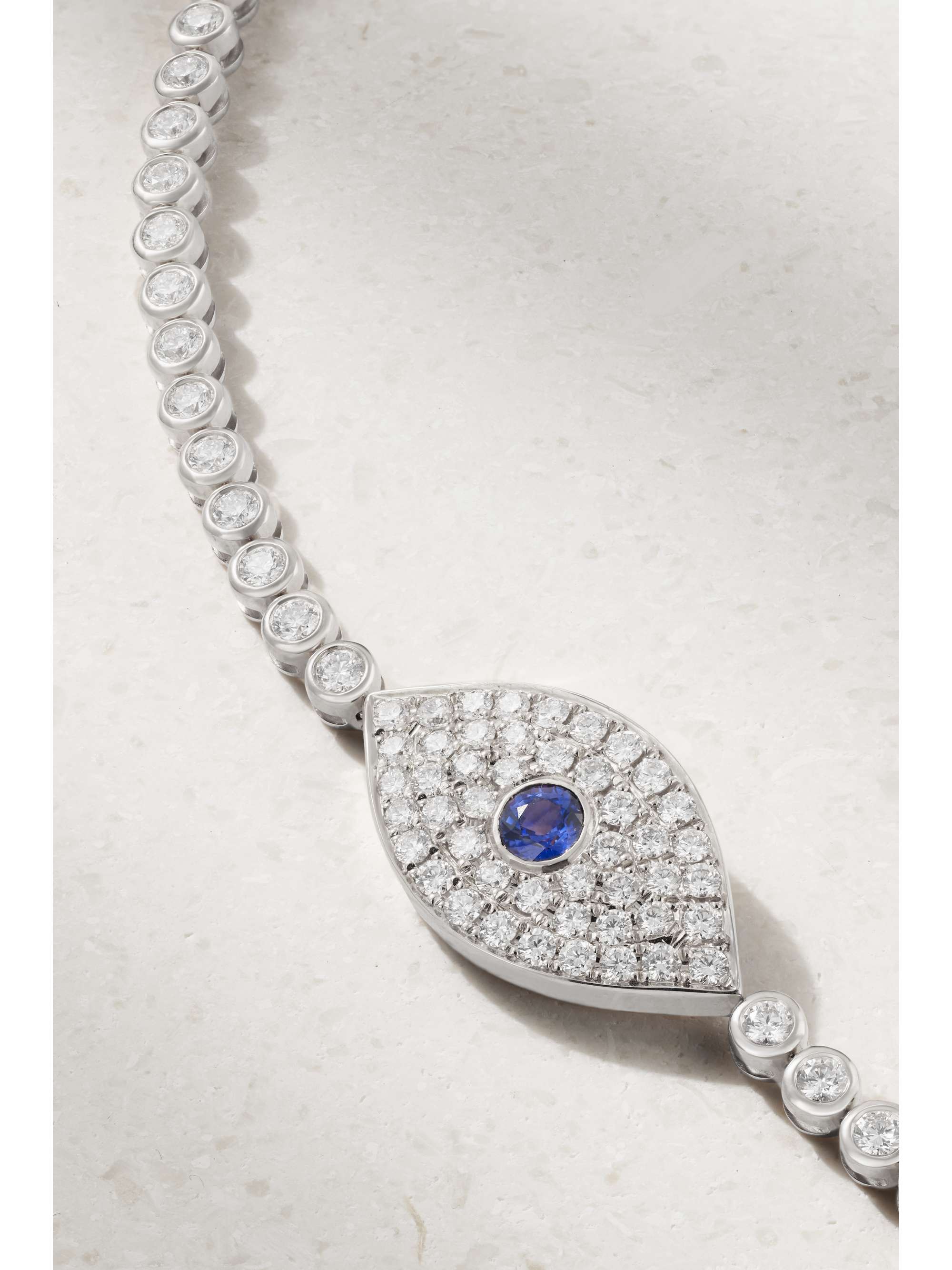 ANITA KO Bracelet en or rose 18 carats (750/1000), diamants et saphir