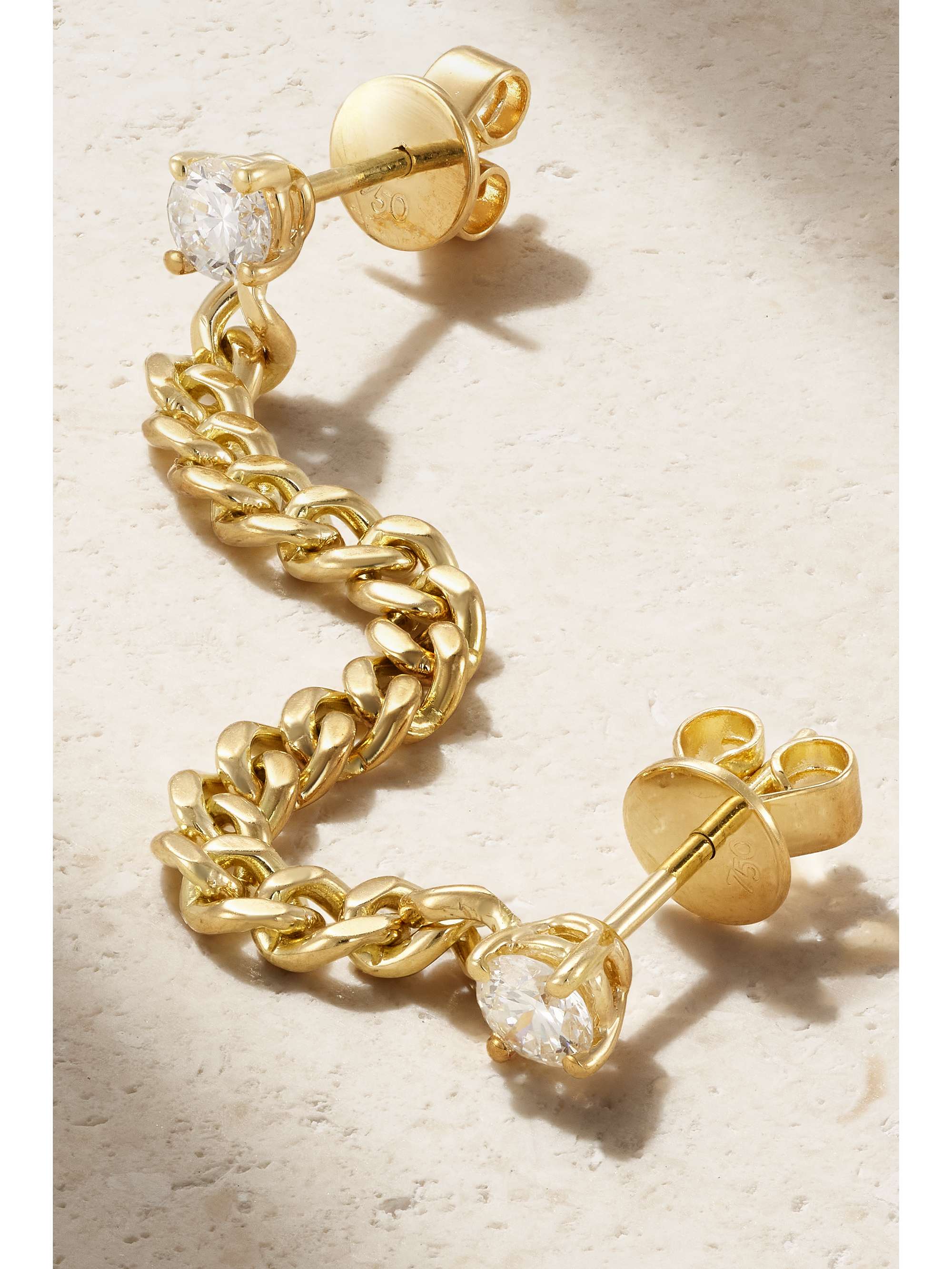 ANITA KO 18-karat gold diamond earring