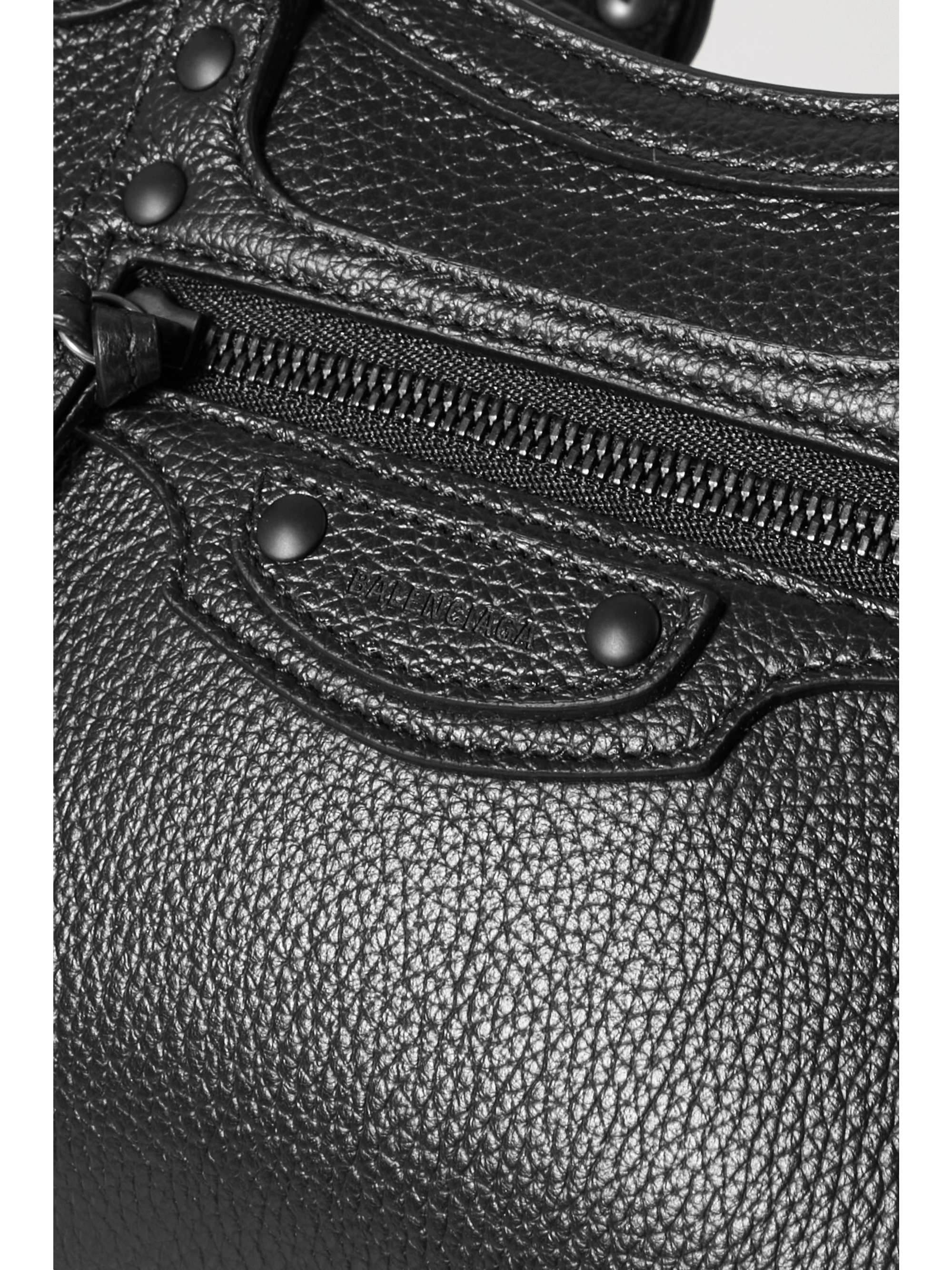 BALENCIAGA Neo Classic City mini textured-leather tote