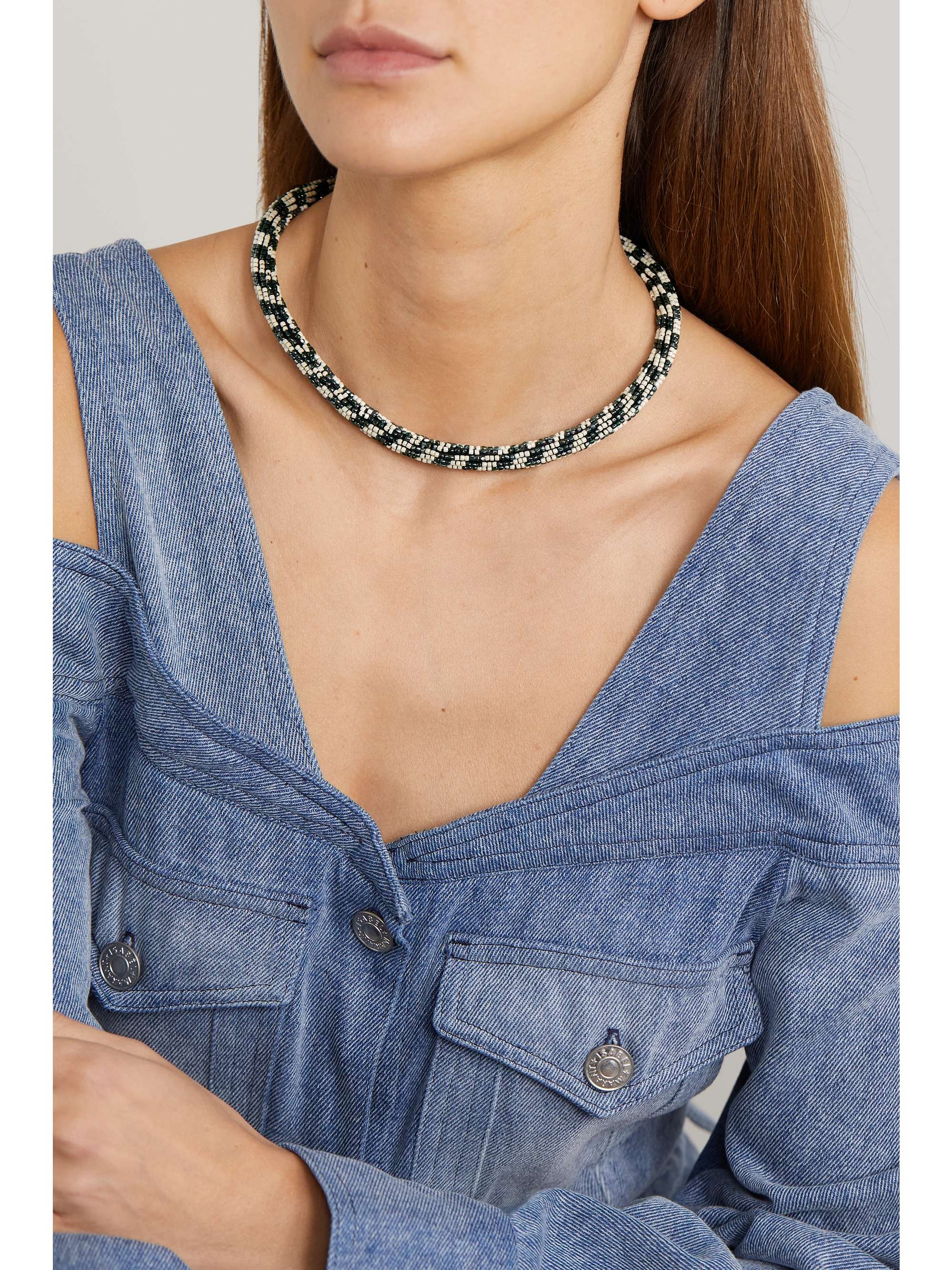 ISABEL MARANT Silver-tone necklace