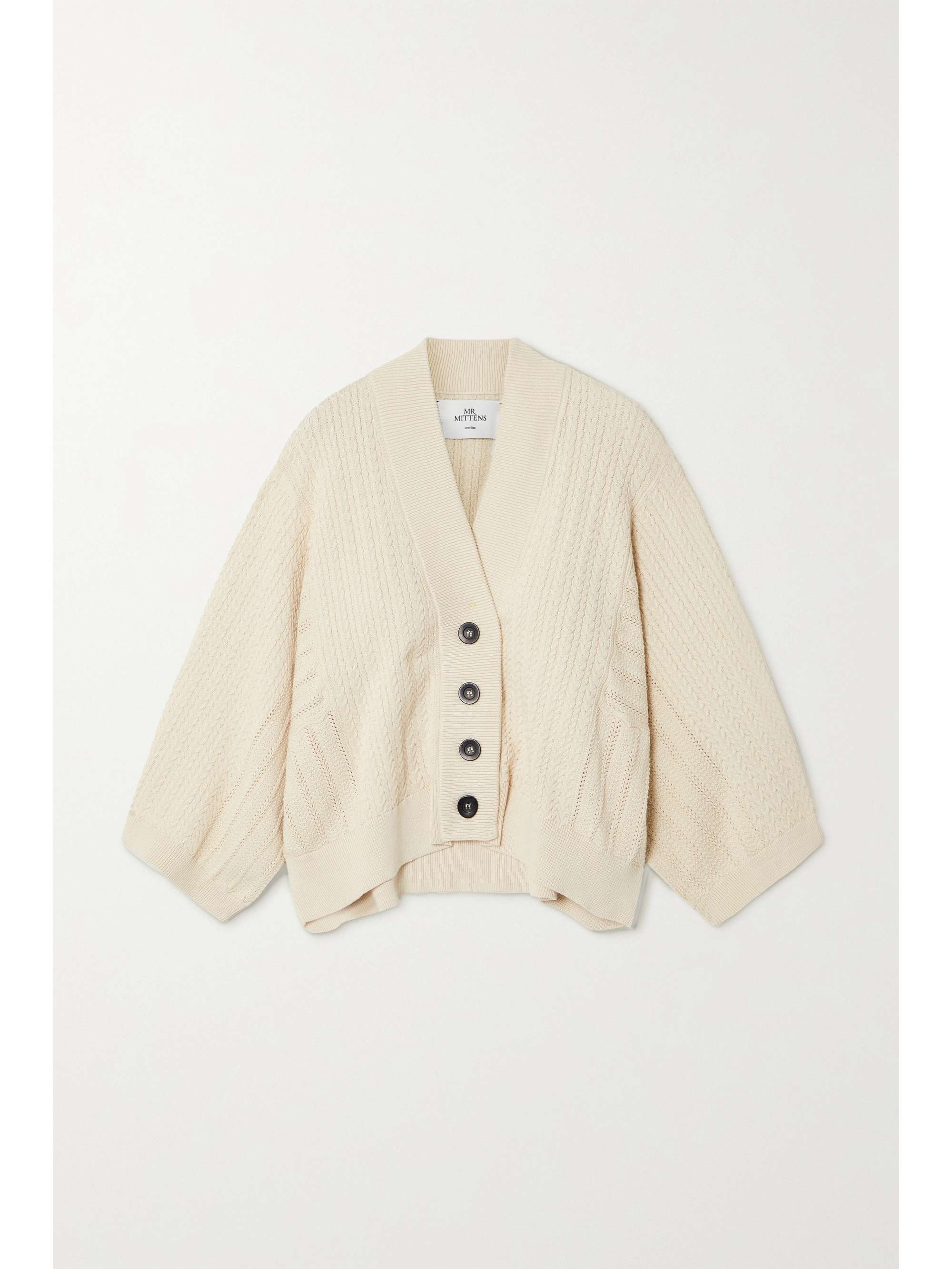 cotton cable cardigan