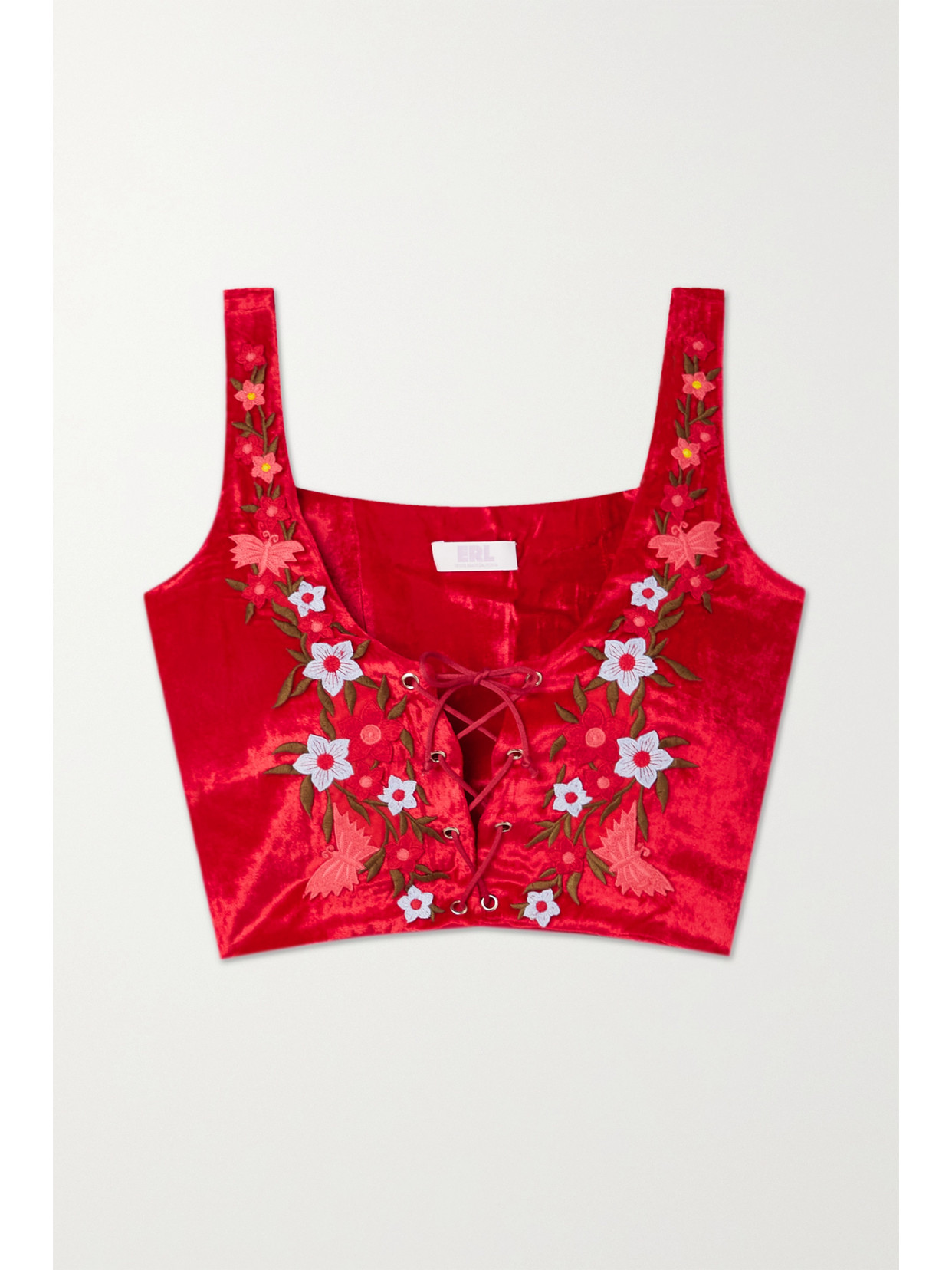 ERL - Cropped Lace-up...