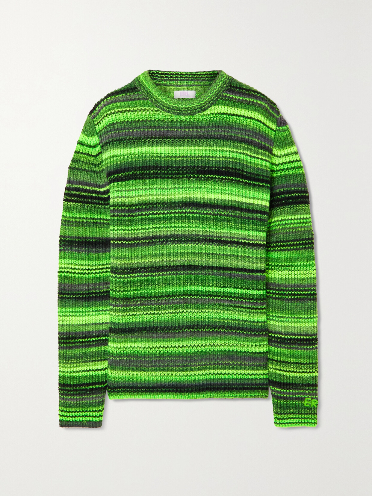 Striped Wool-Blend Sweater