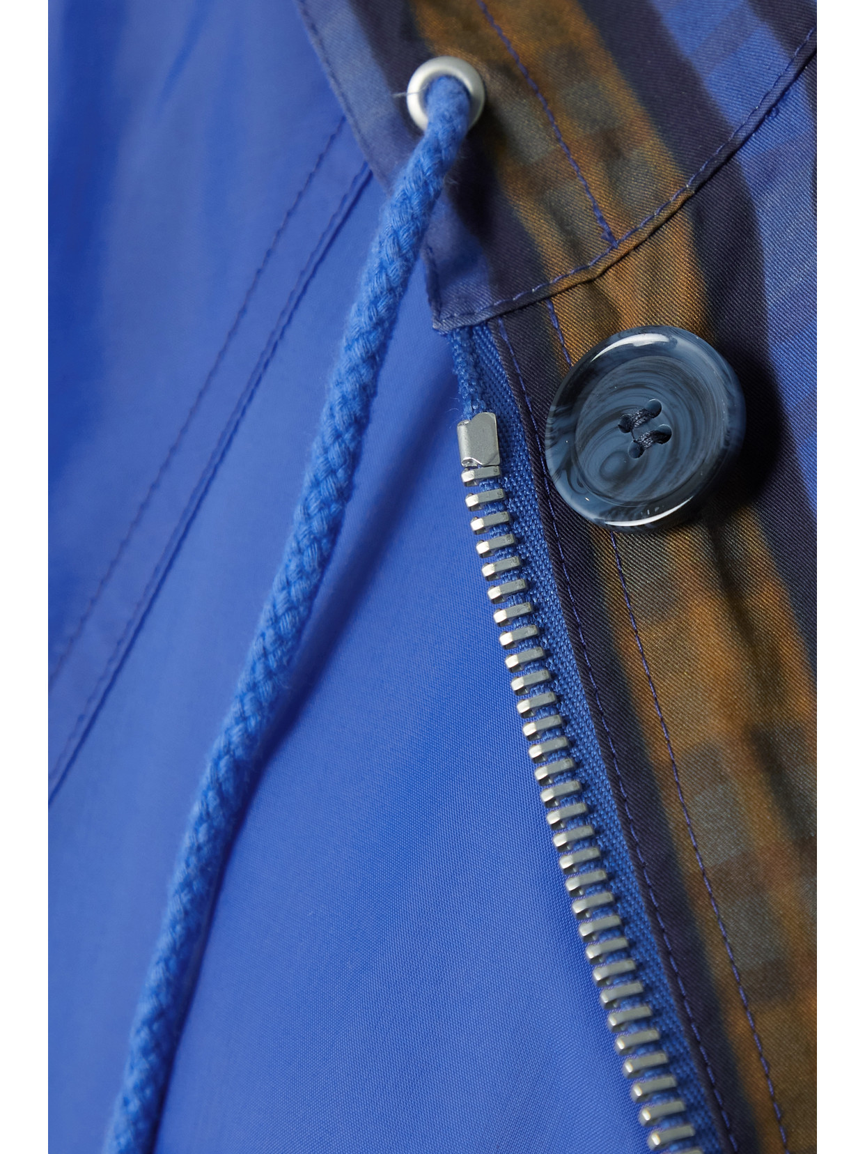 Erl Reversible Padded Shell Parka In Blue