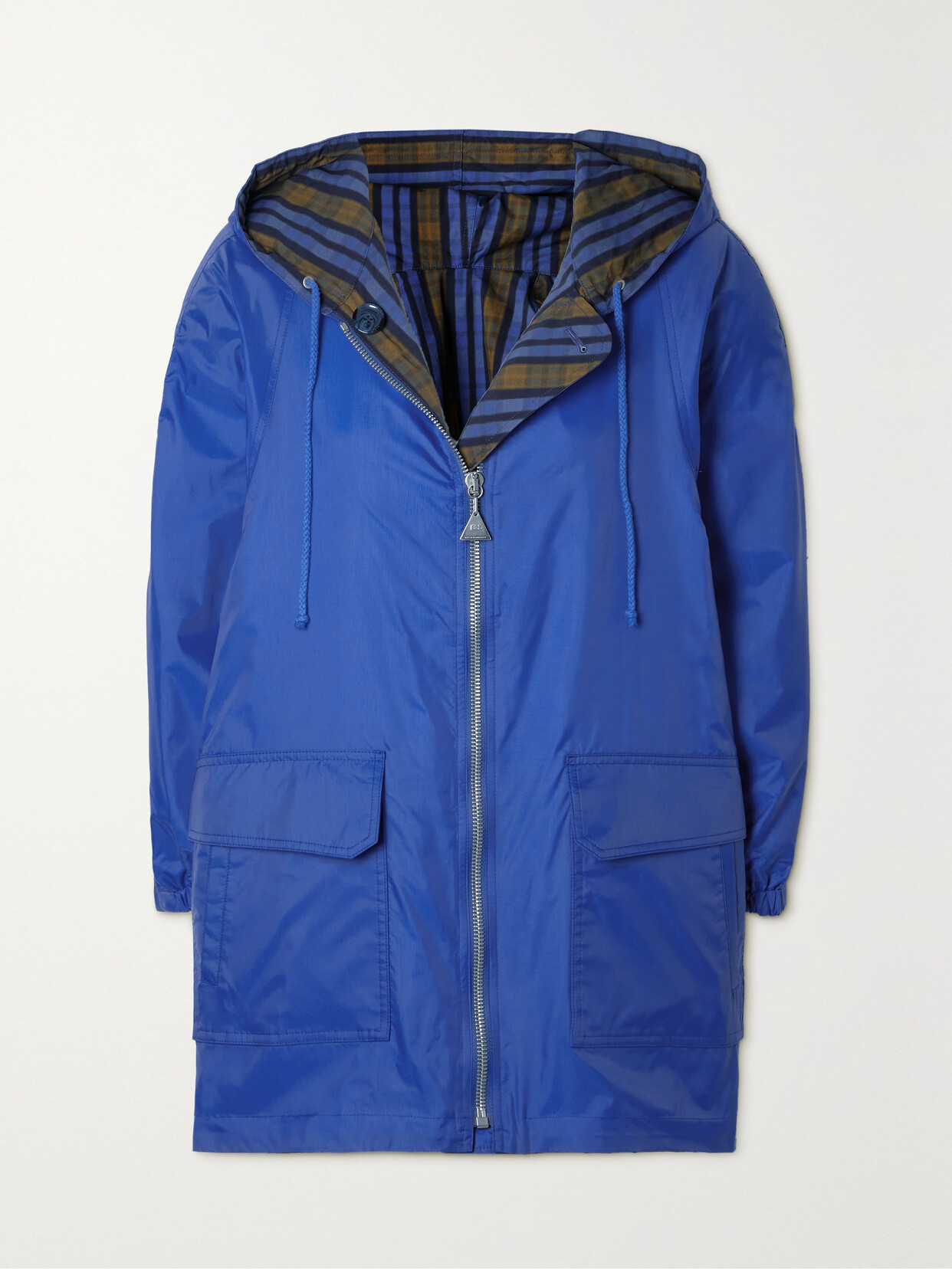 Erl Reversible Padded Shell Parka In Blue