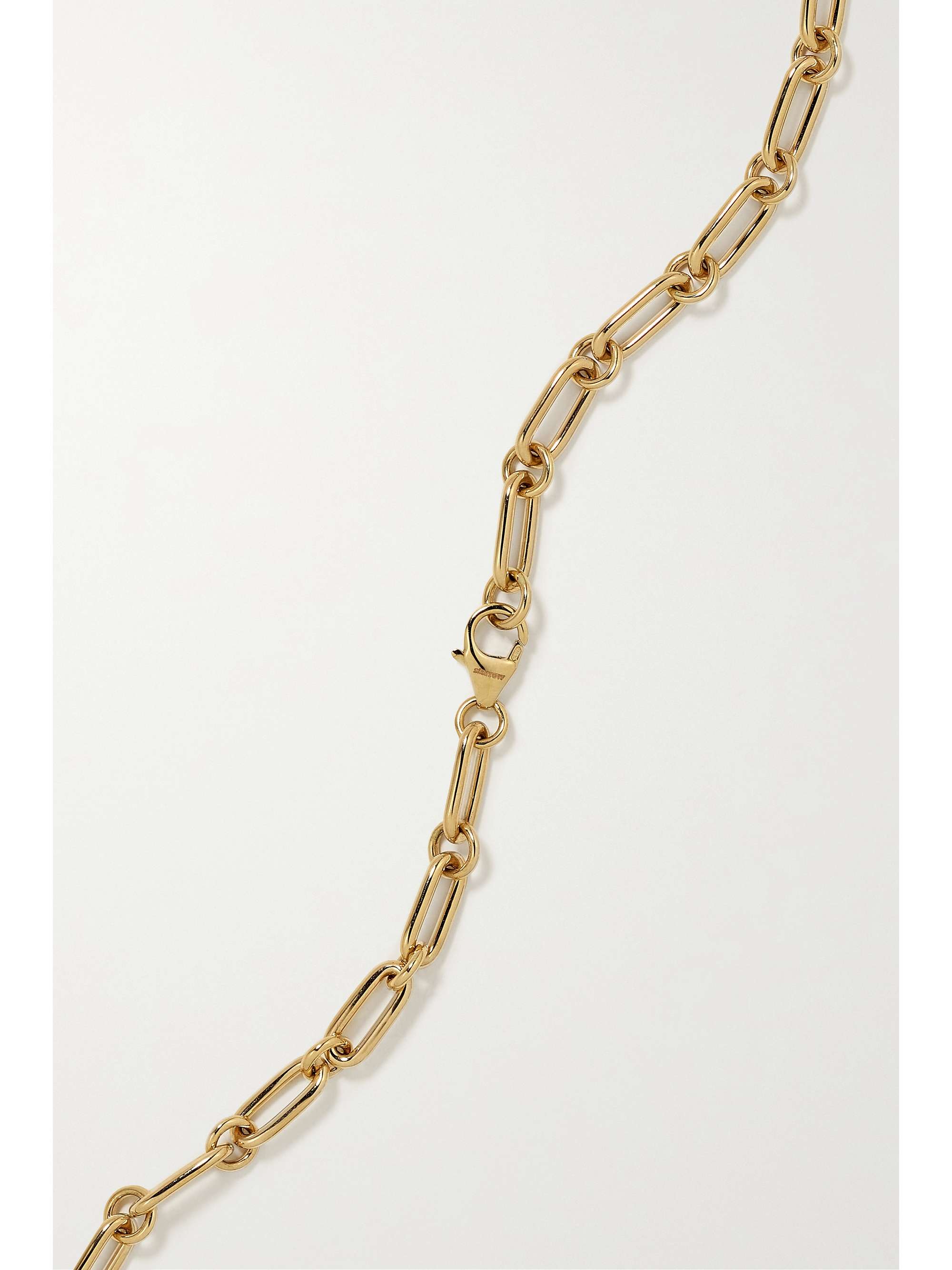 STORROW 14-karat gold multi-stone necklace