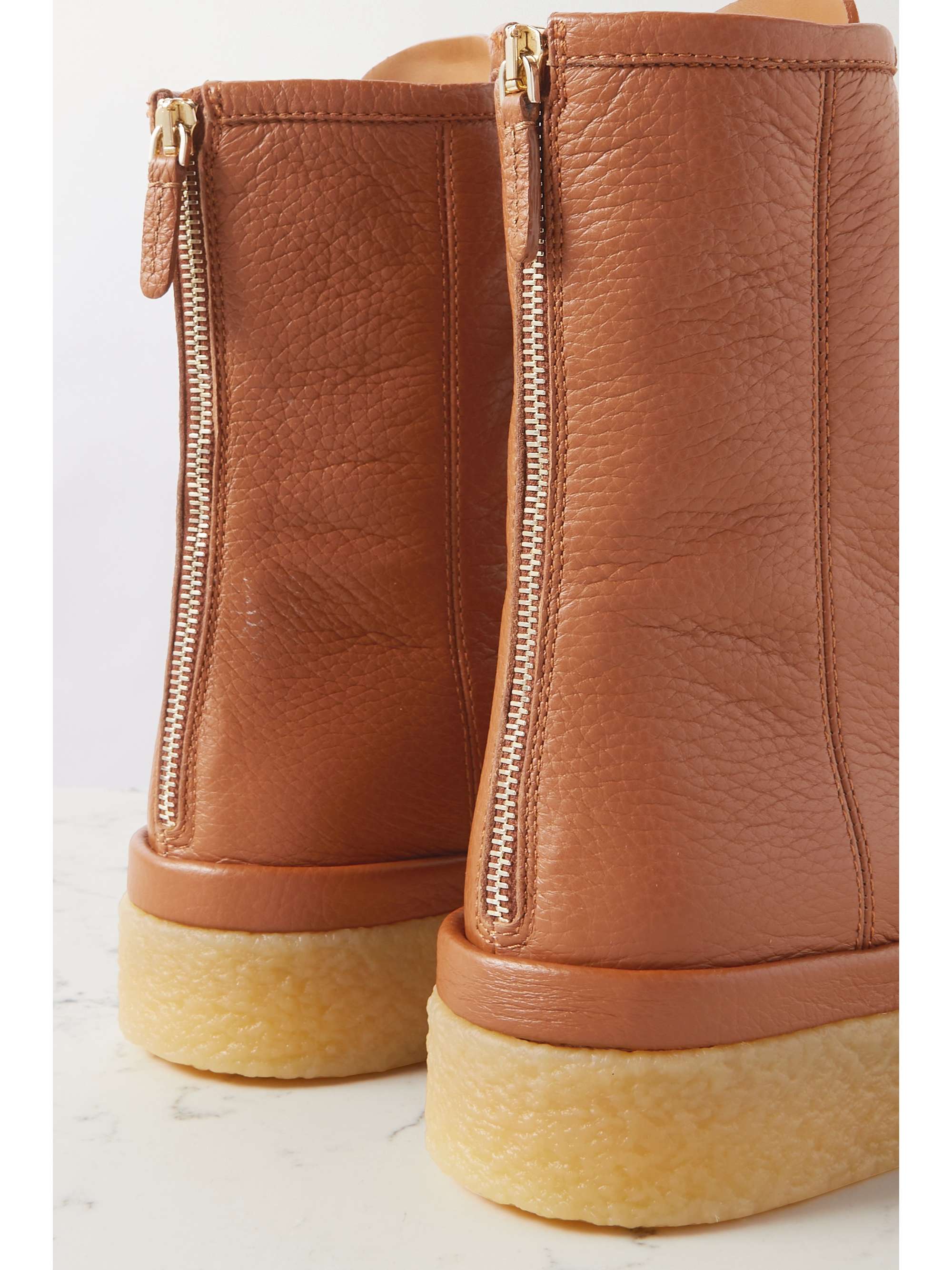 chloé boots beige