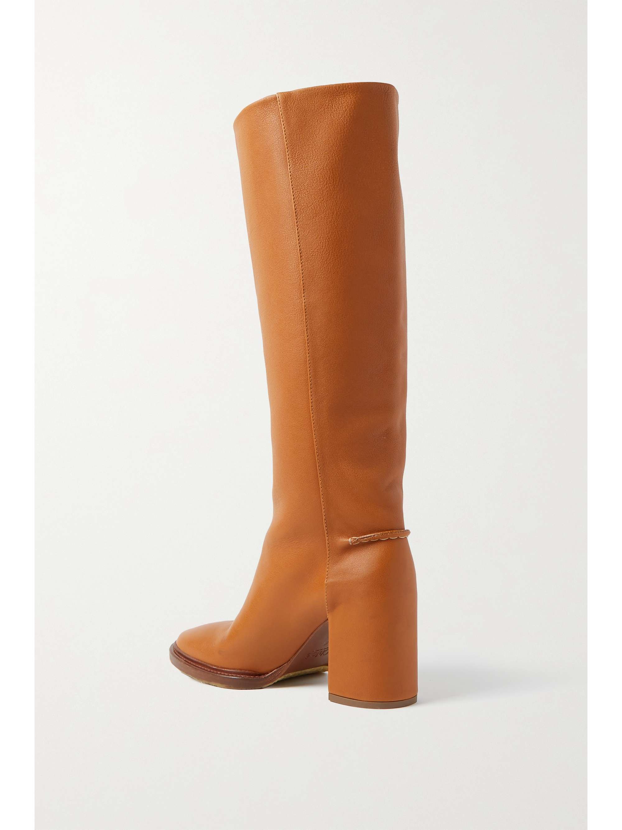 chloé boots beige