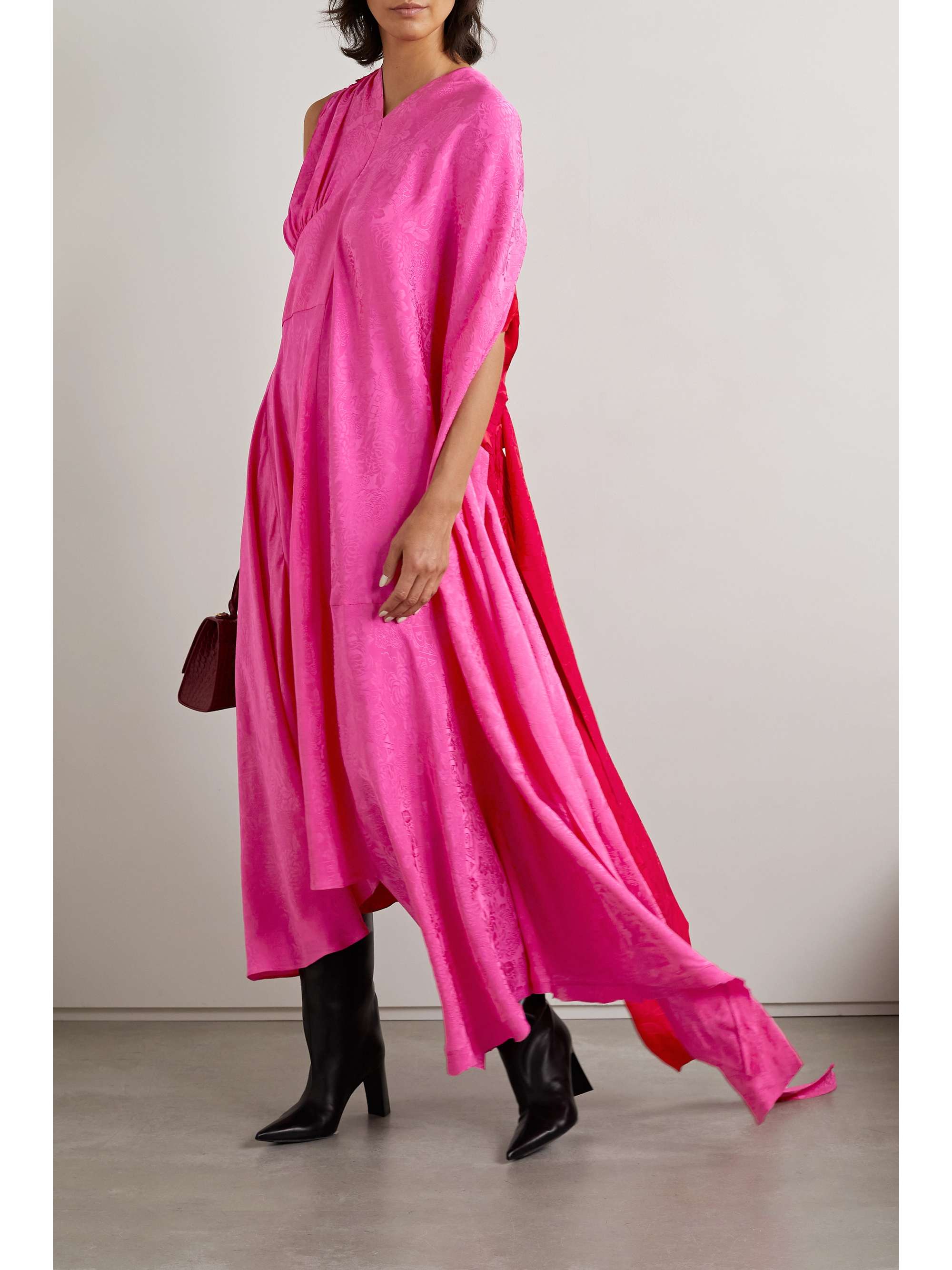 pink balenciaga dress