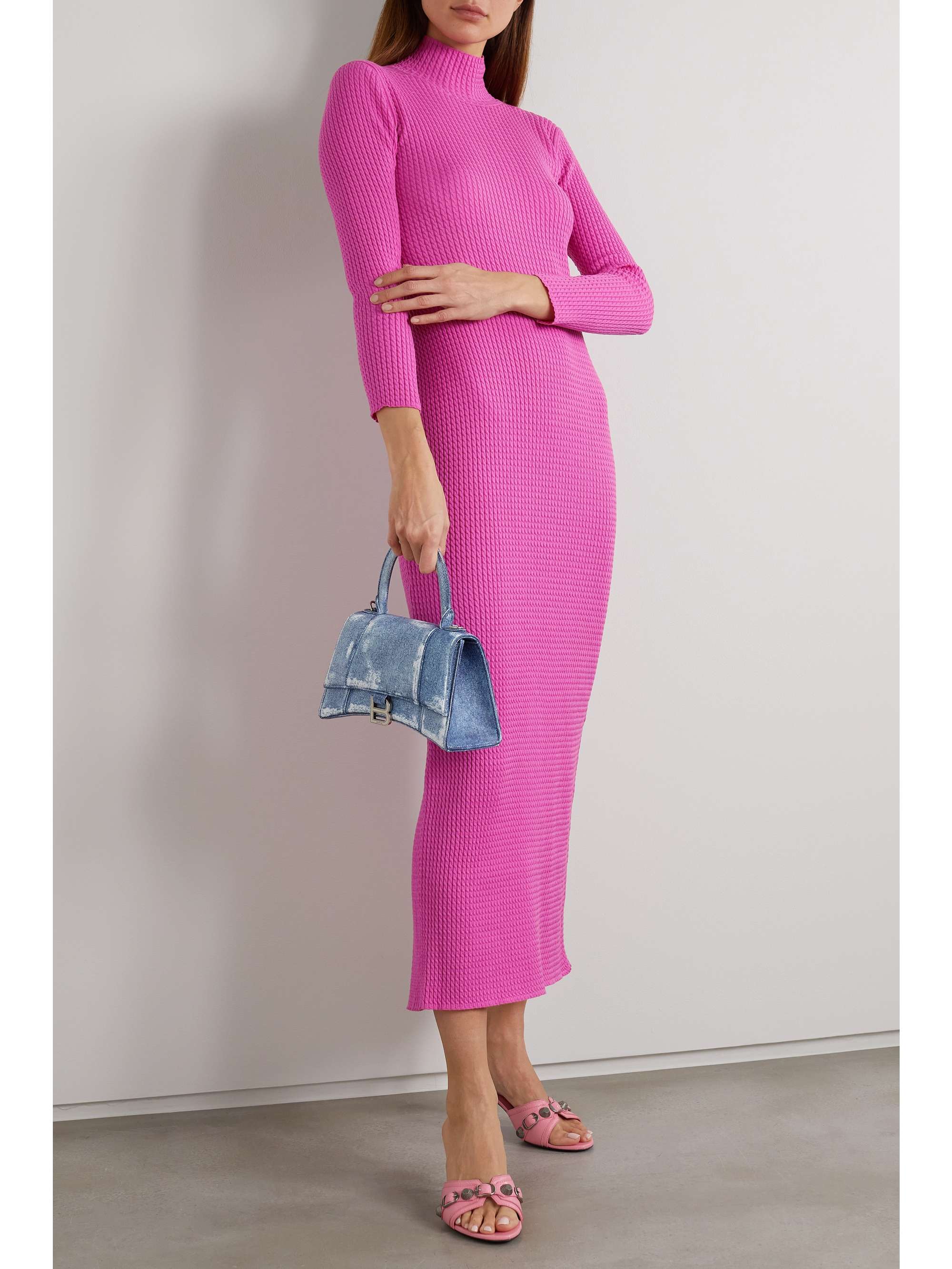 pink balenciaga dress