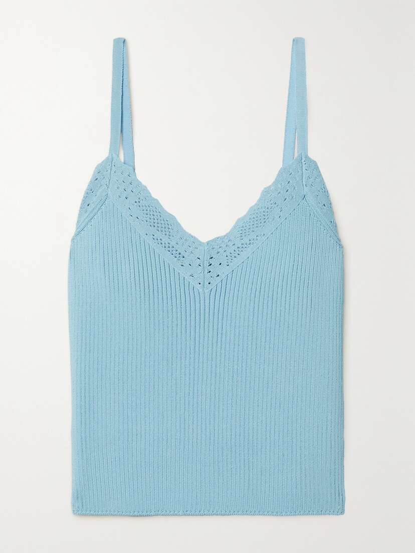 Balenciaga Ribbed-knit Camisole