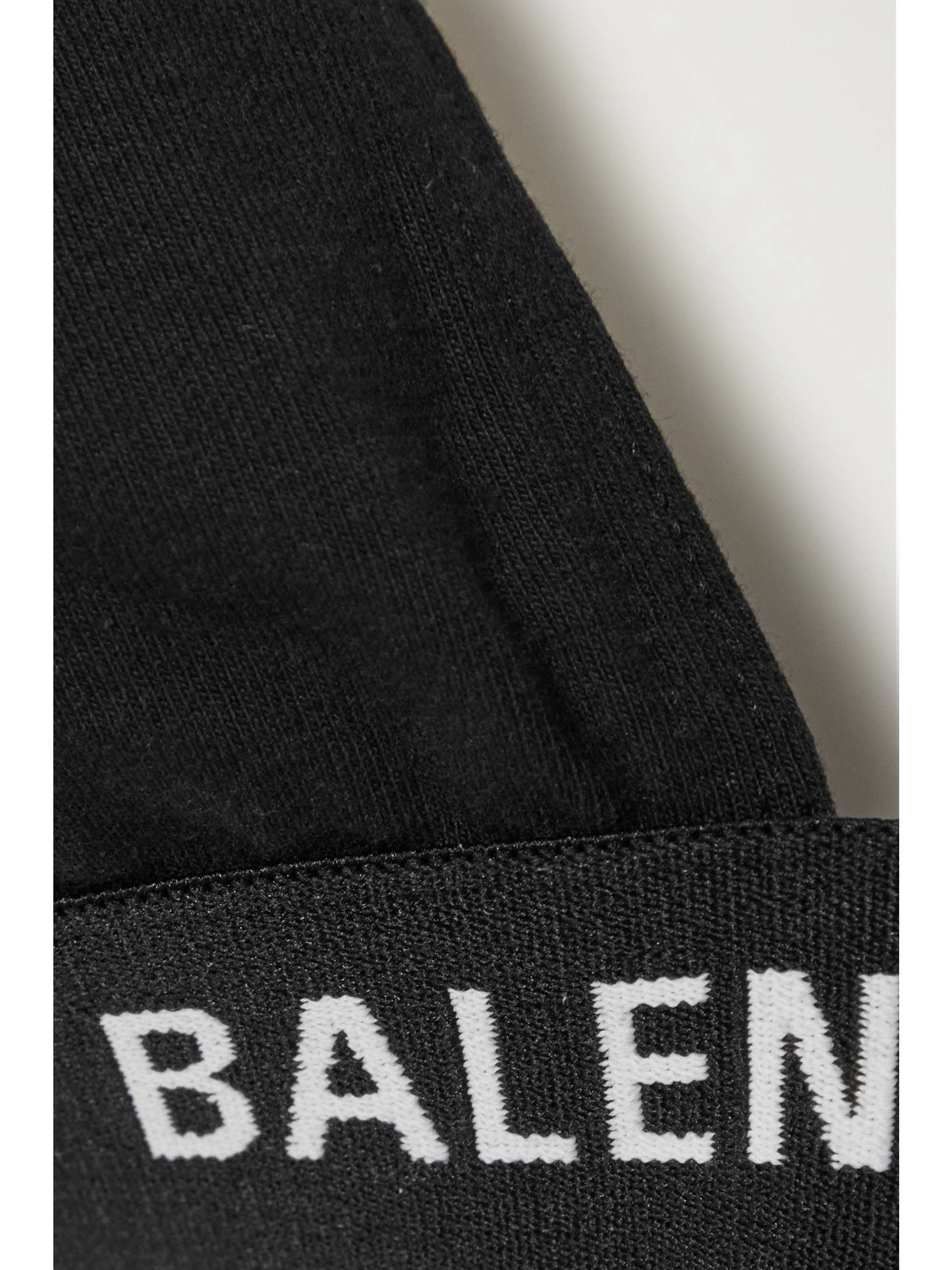 BALENCIAGA Stretch-cotton jersey soft-cup triangle bra