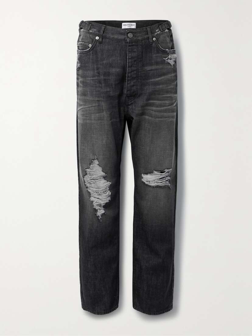 Balenciaga Distressed High-rise Jeans