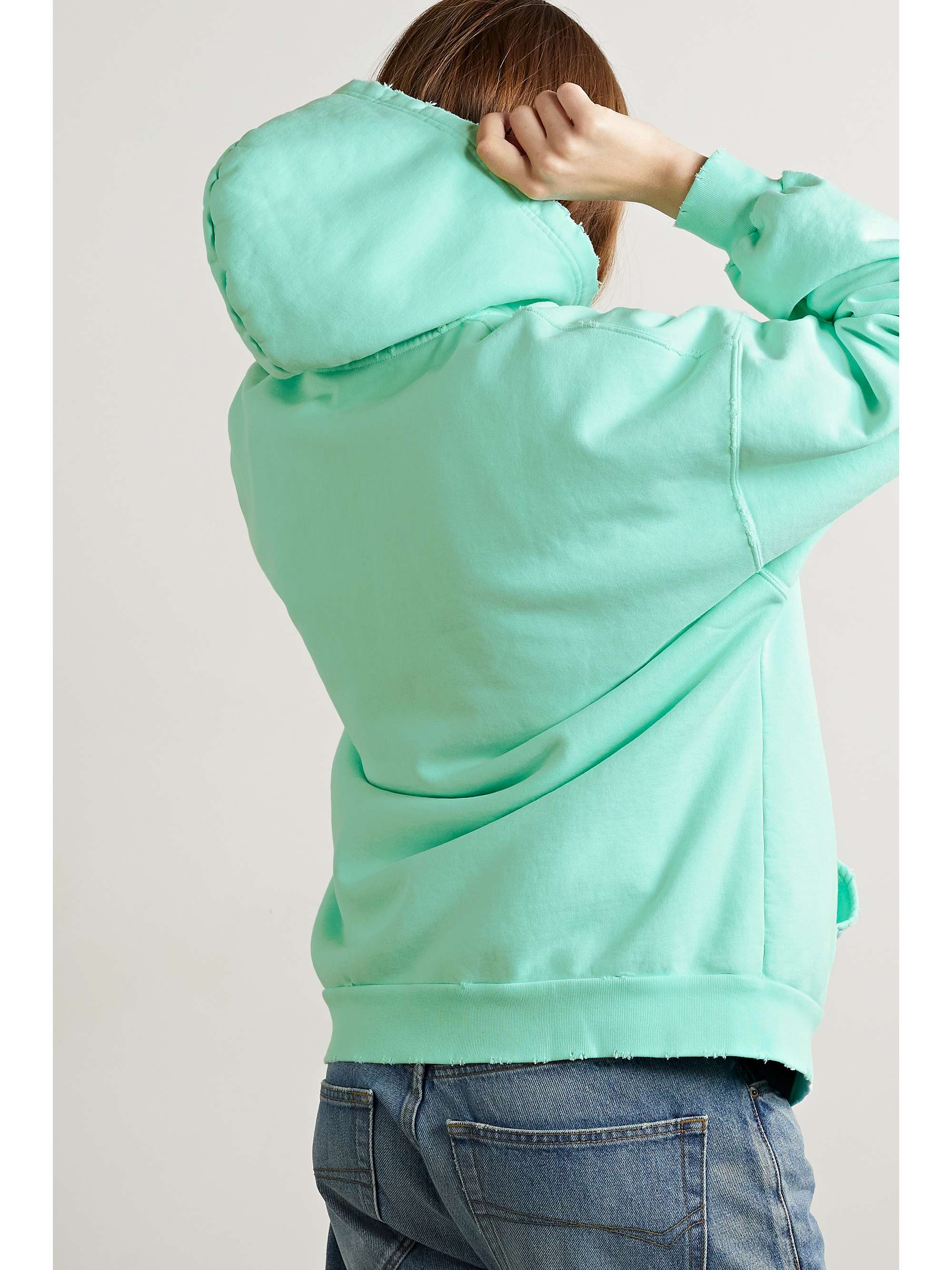 BALENCIAGA Cotton-jersey hoodie | NET-A-PORTER