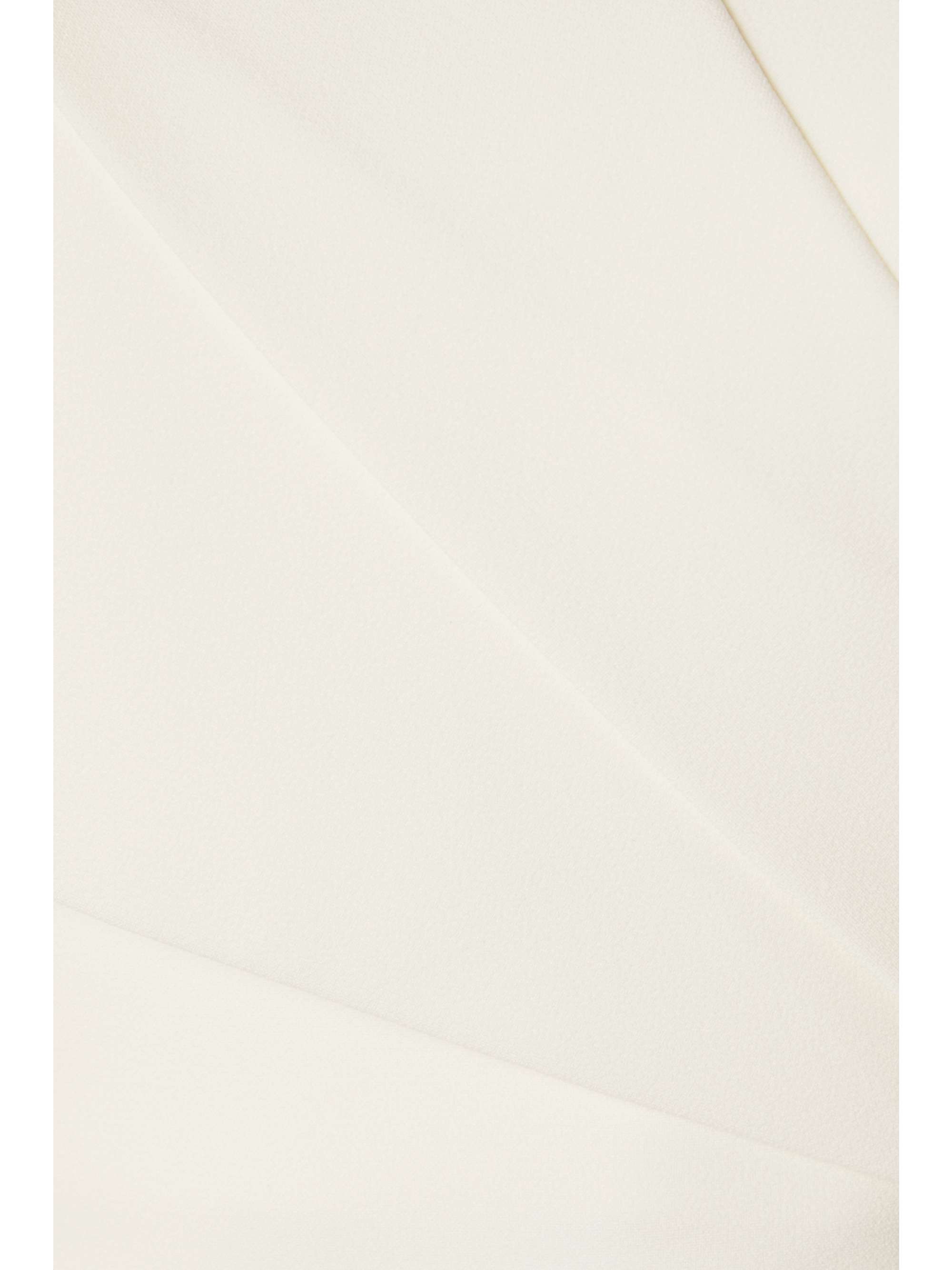 SAFIYAA Flora cape-effect crepe midi dress