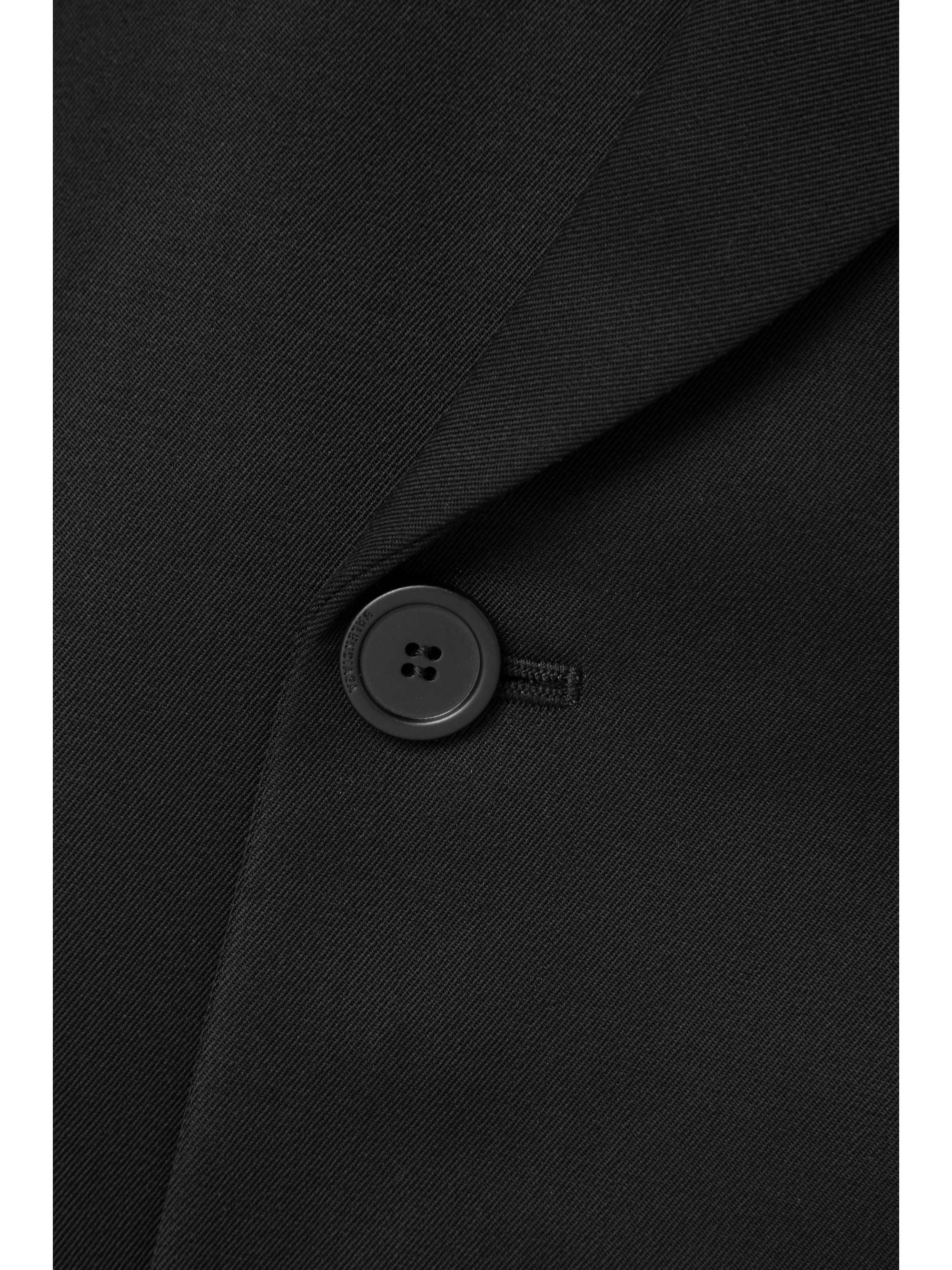BALENCIAGA Double-breasted wool-twill blazer