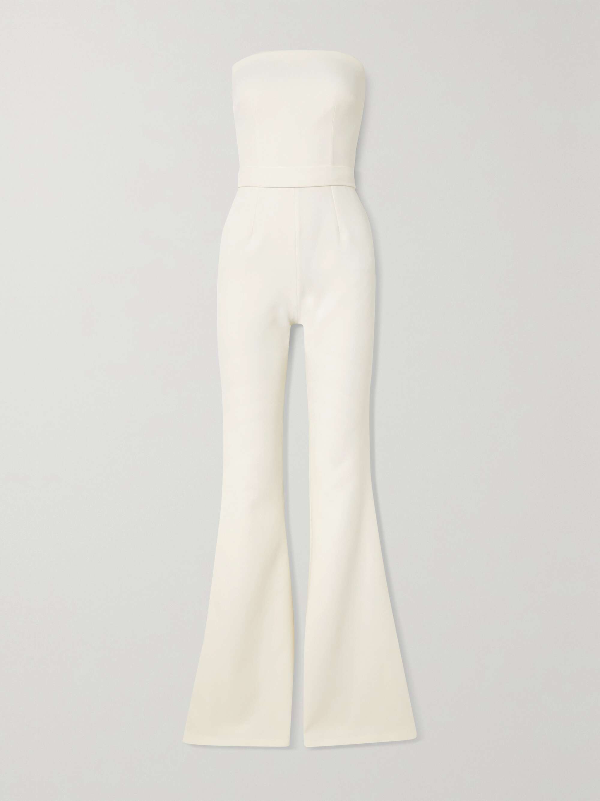 SAFIYAA Flysa strapless crepe jumpsuit | NET-A-PORTER