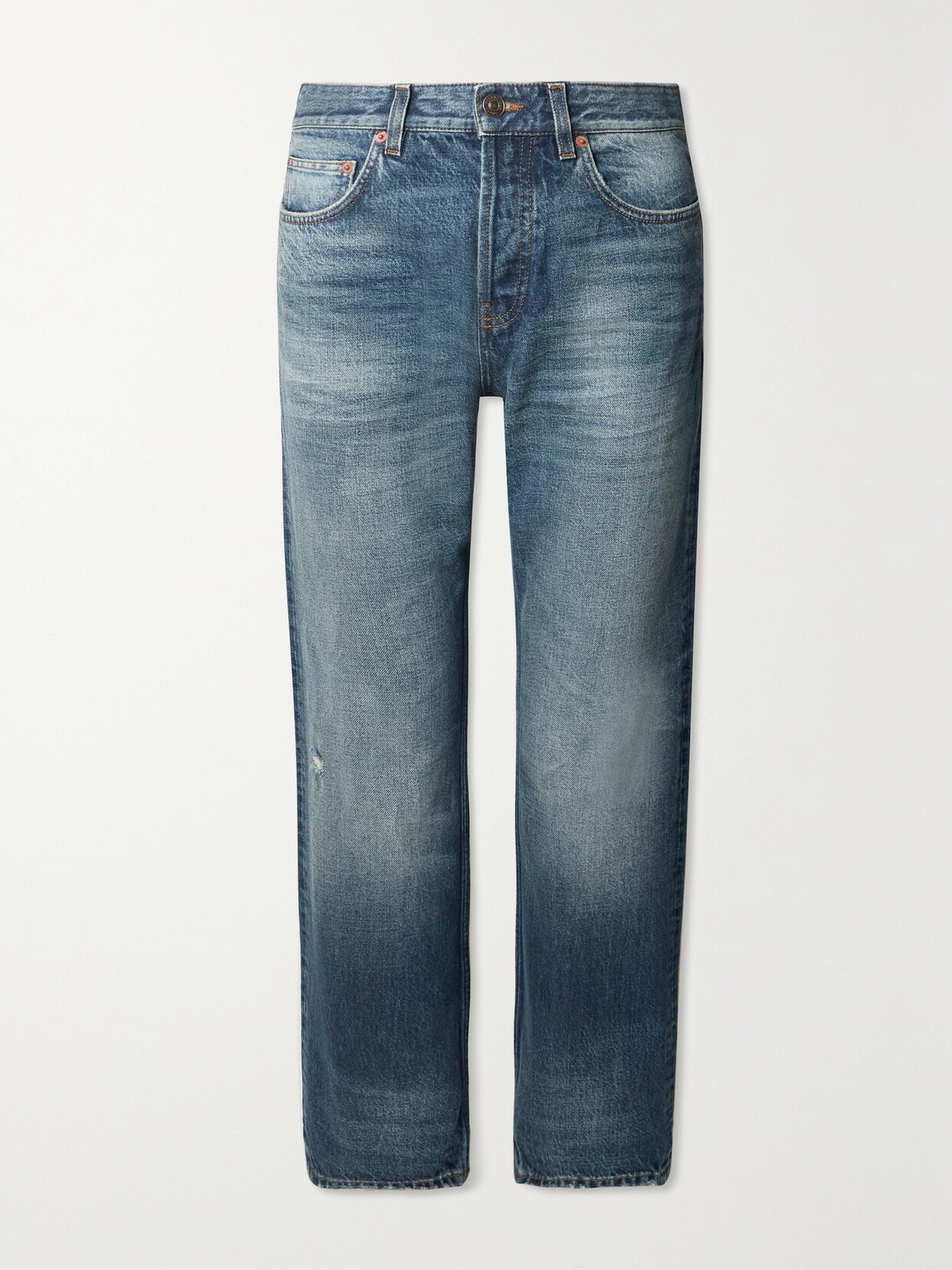 Balenciaga Mid-rise Jeans In Blue