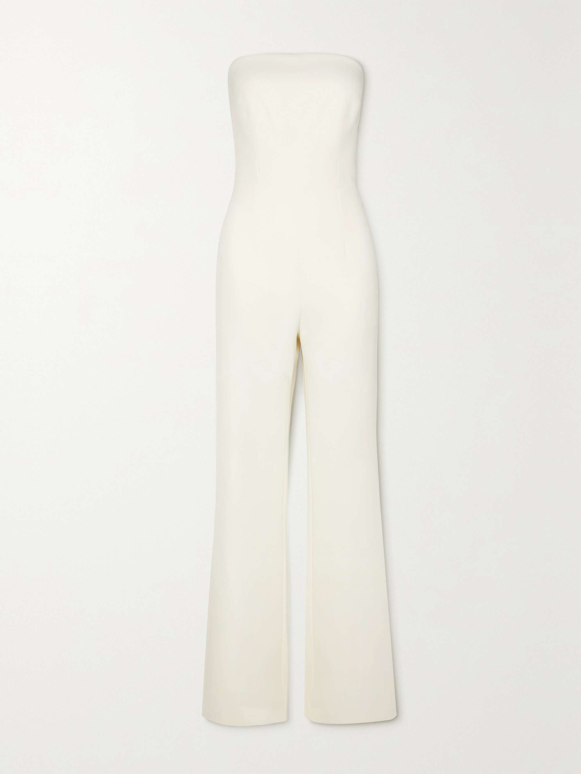 SAFIYAA Myrine strapless stretch-crepe jumpsuit | NET-A-PORTER