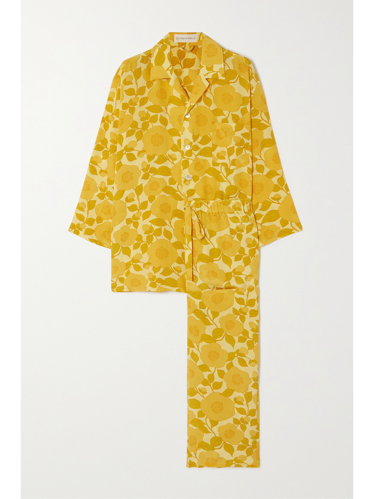Pyjama De Luxe Olivia Von Halle En Soie Pure - Modèle Casablanca/Côme - Taille S - Neuf (boîte Abîmée)
