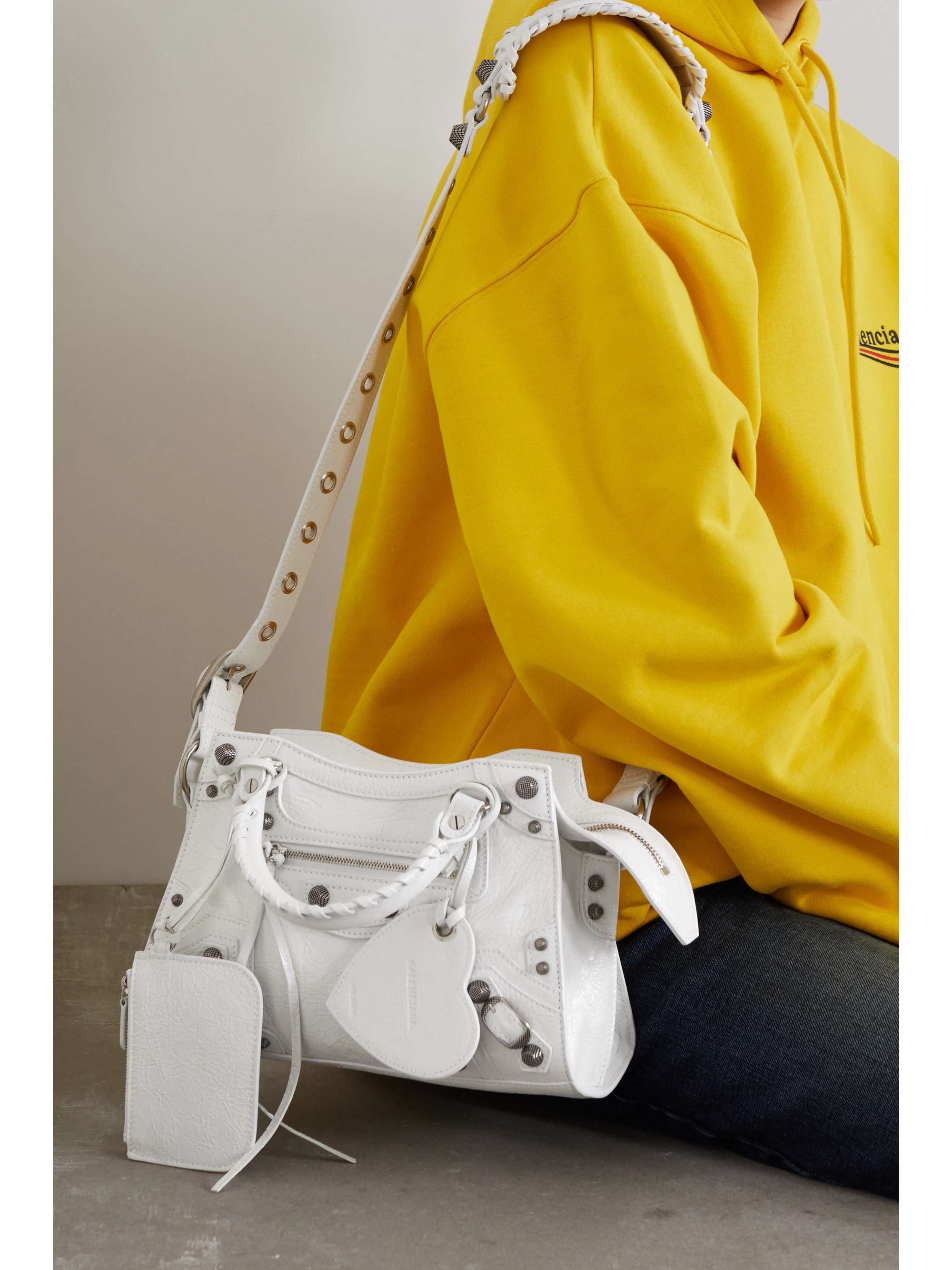 Balenciaga Women's Neo Cagole Xs Handbag - Optic White