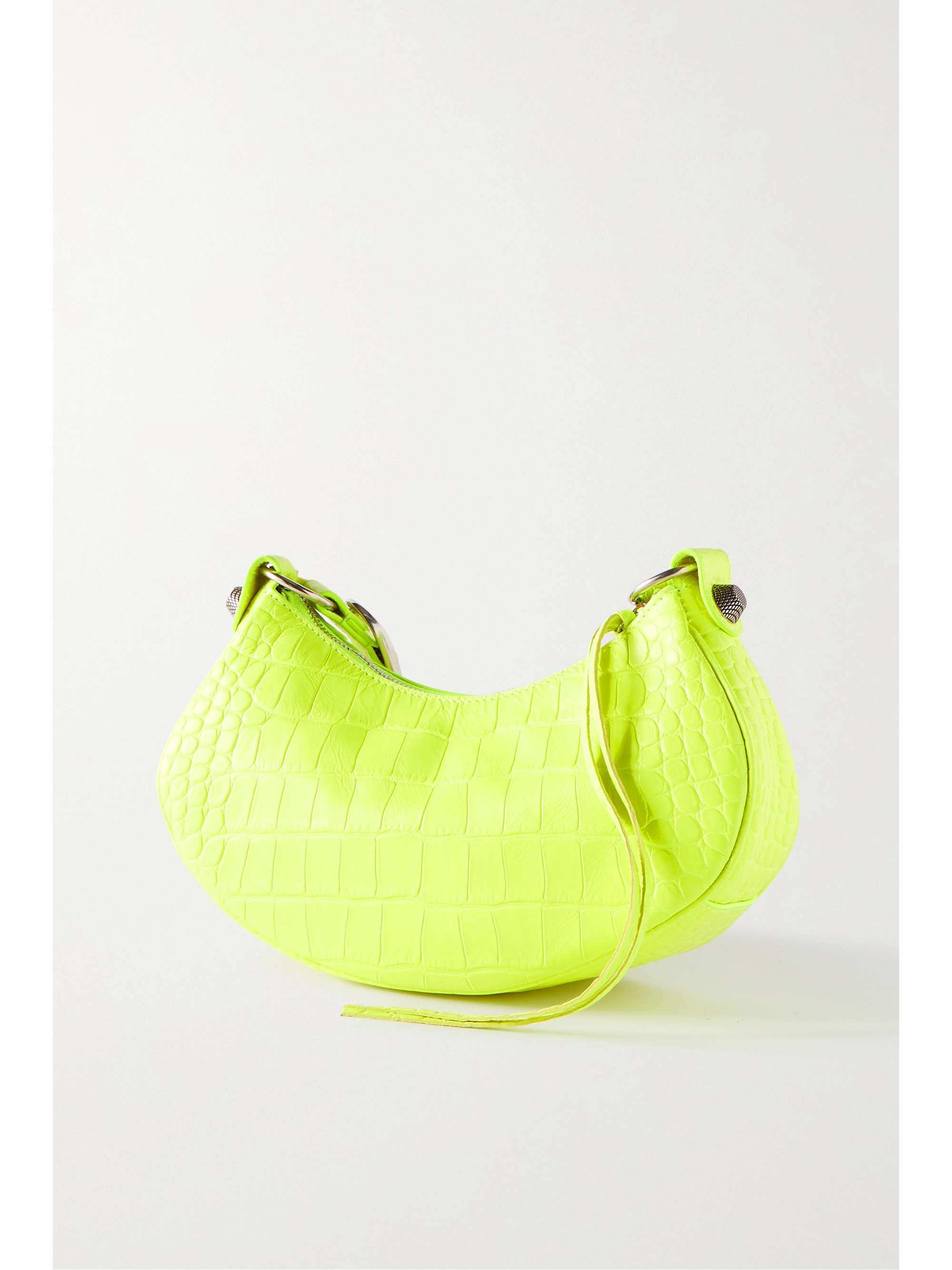 BALENCIAGA Le Cagole XS studded printed leather shoulder bag