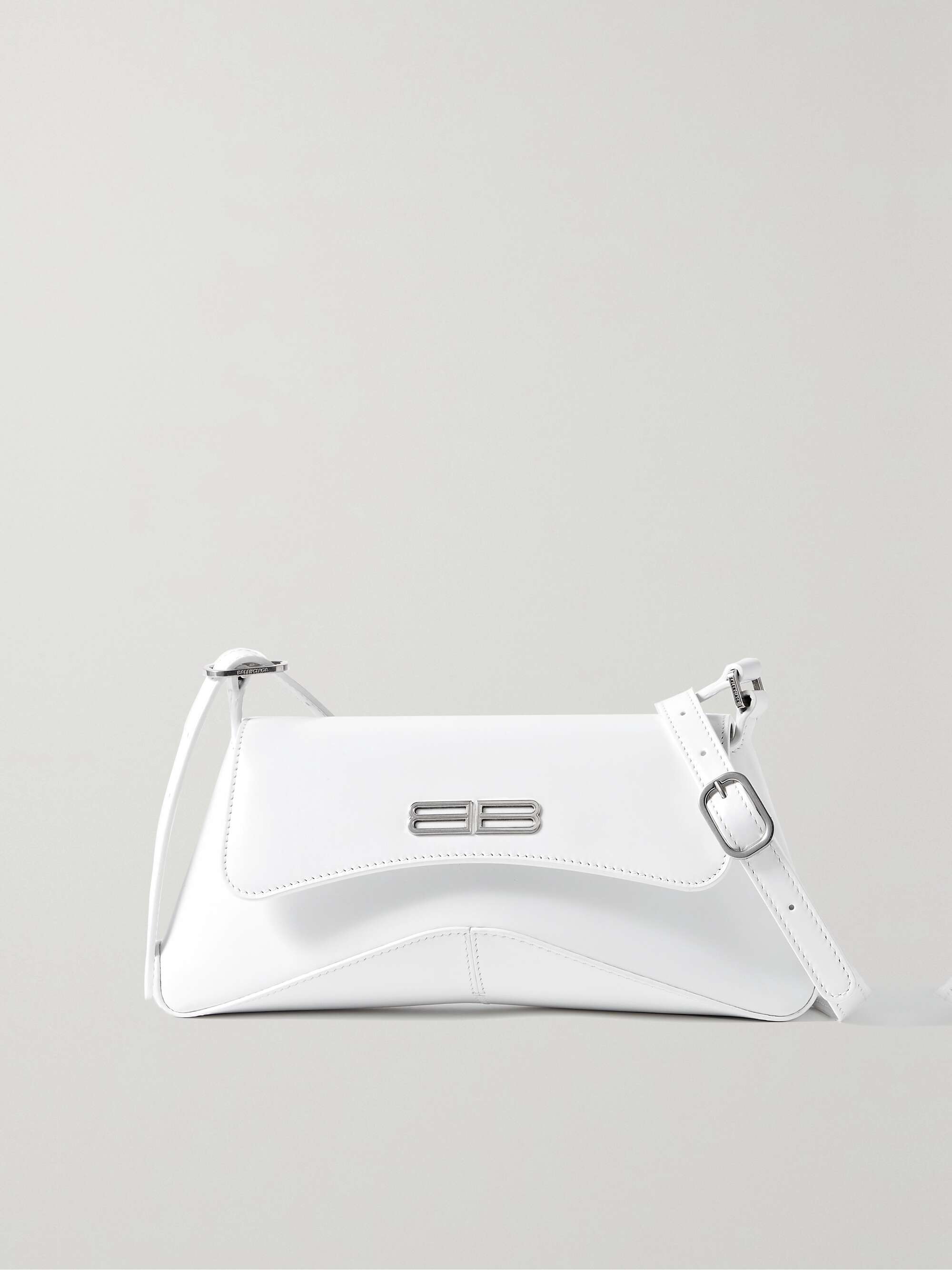 White XX Small Flap leather shoulder 