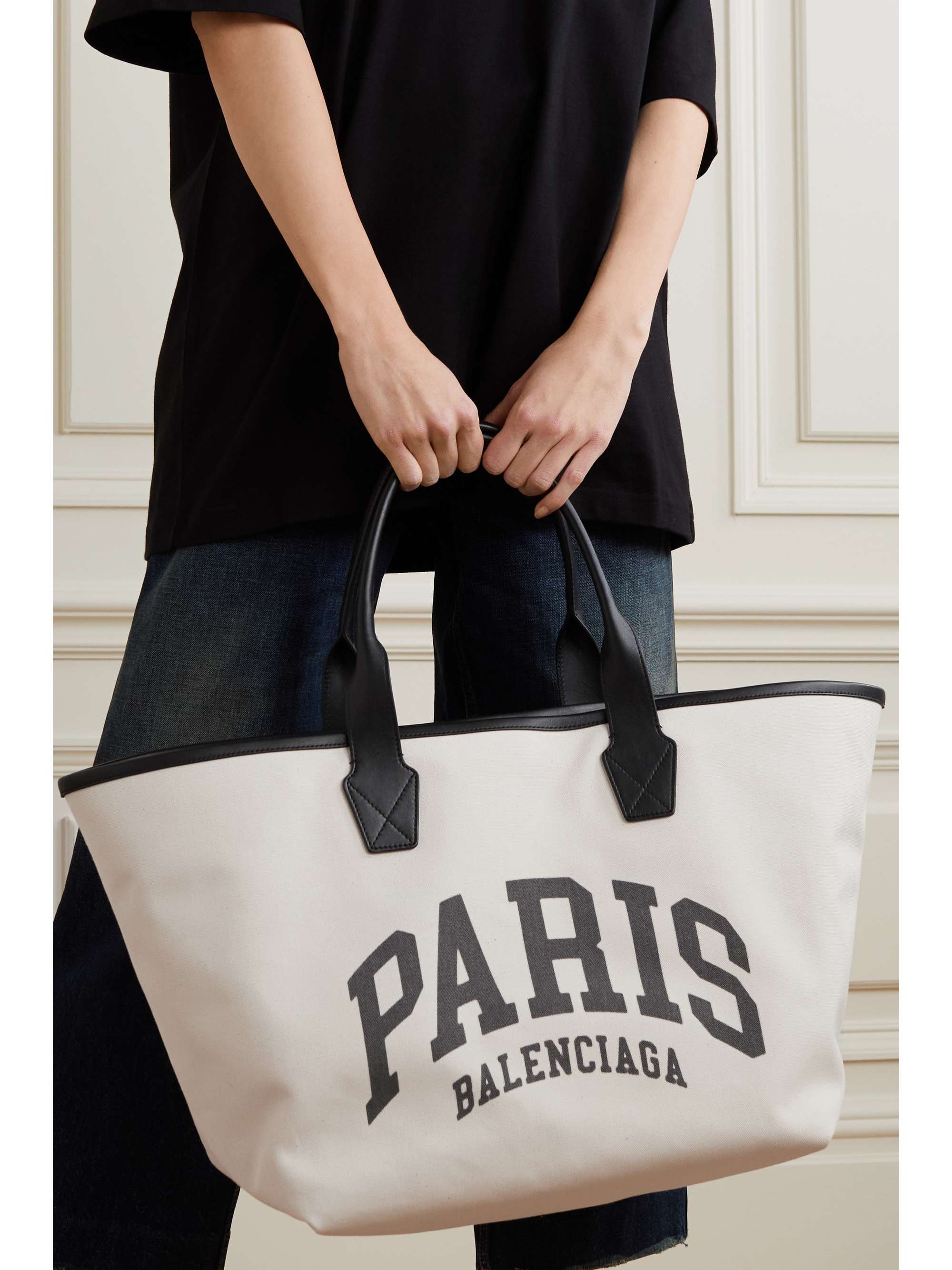 balenciaga canvas tote bag
