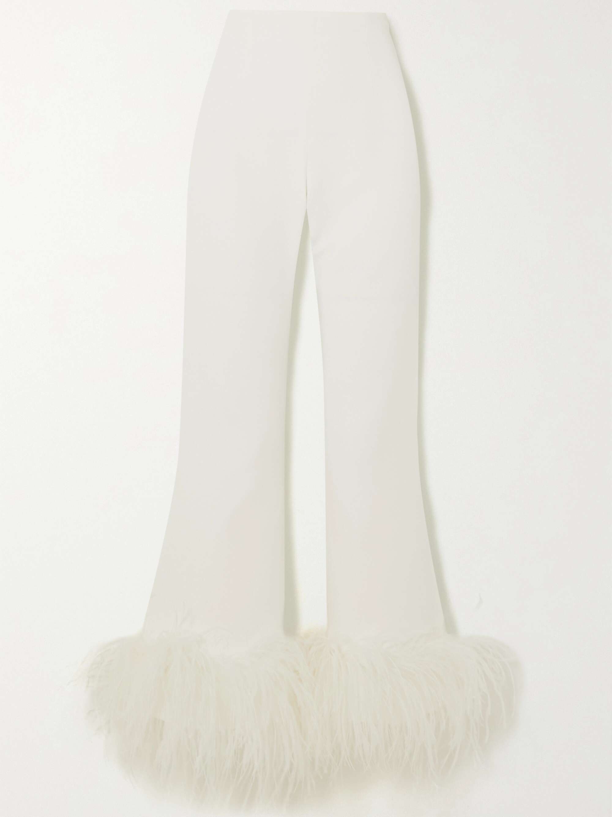 White sales feather pants