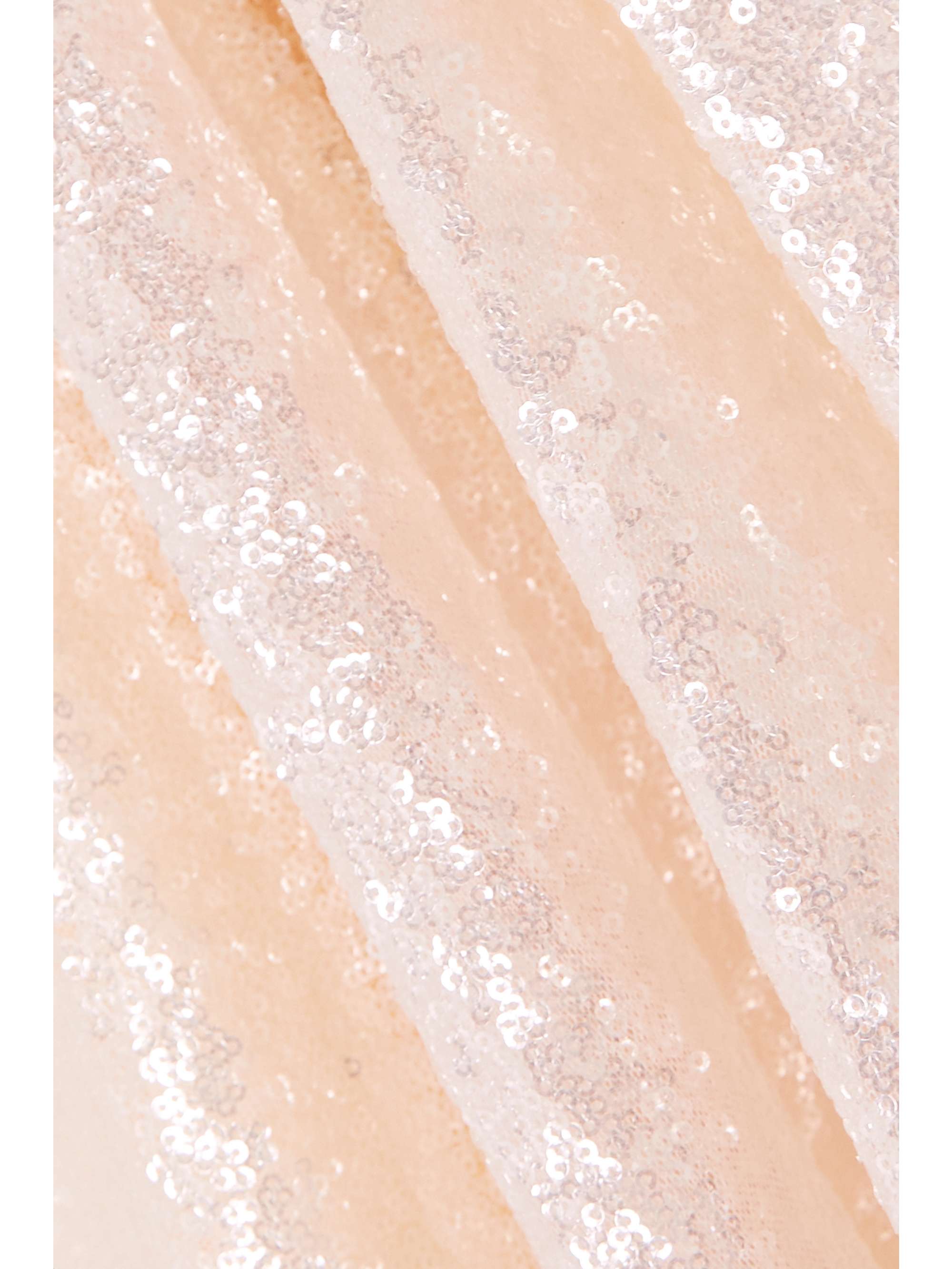 16ARLINGTON Cindy feather-trimmed sequined tulle mini dress