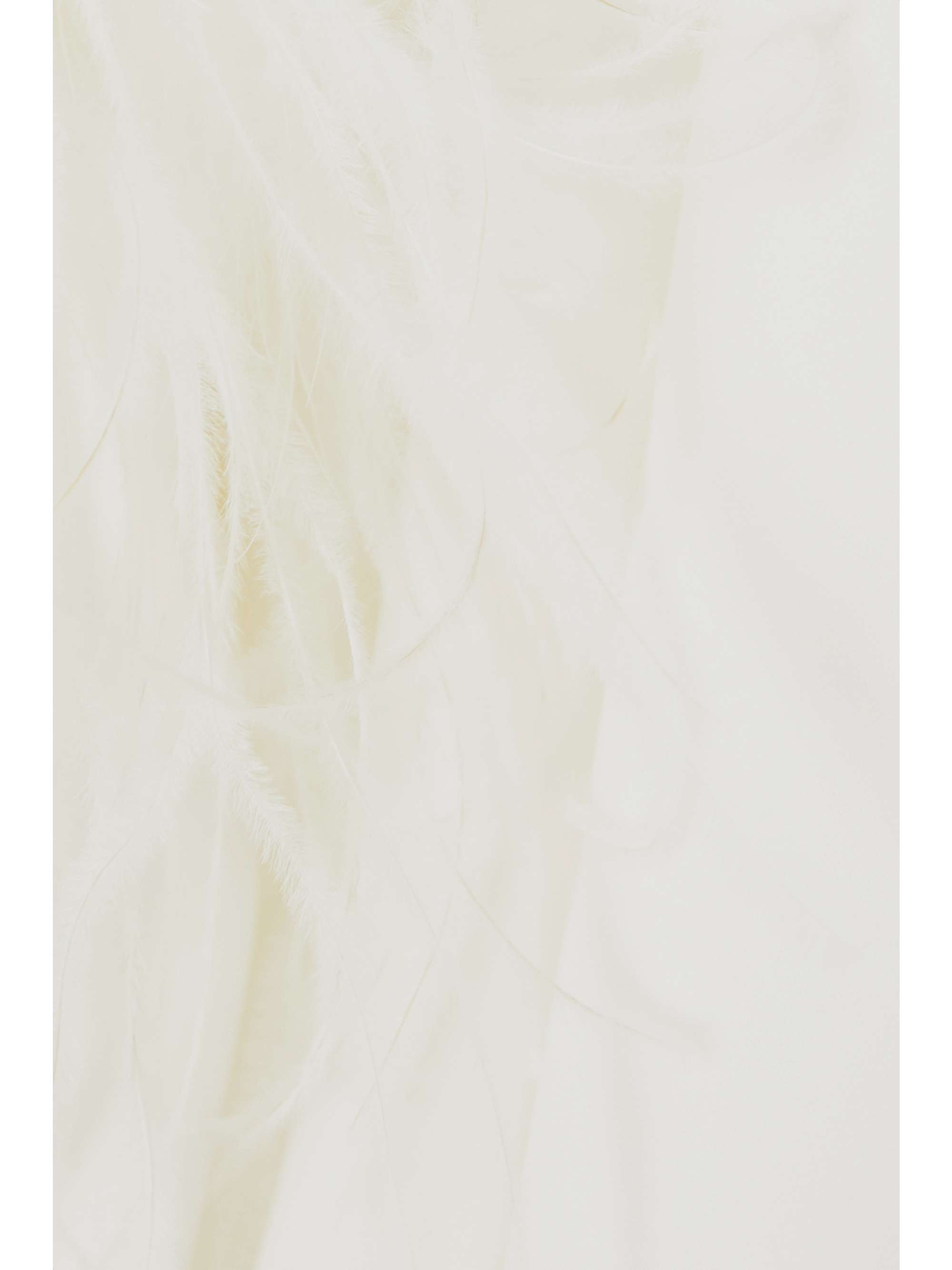 16ARLINGTON Seymour feather-trimmed crepe shirt