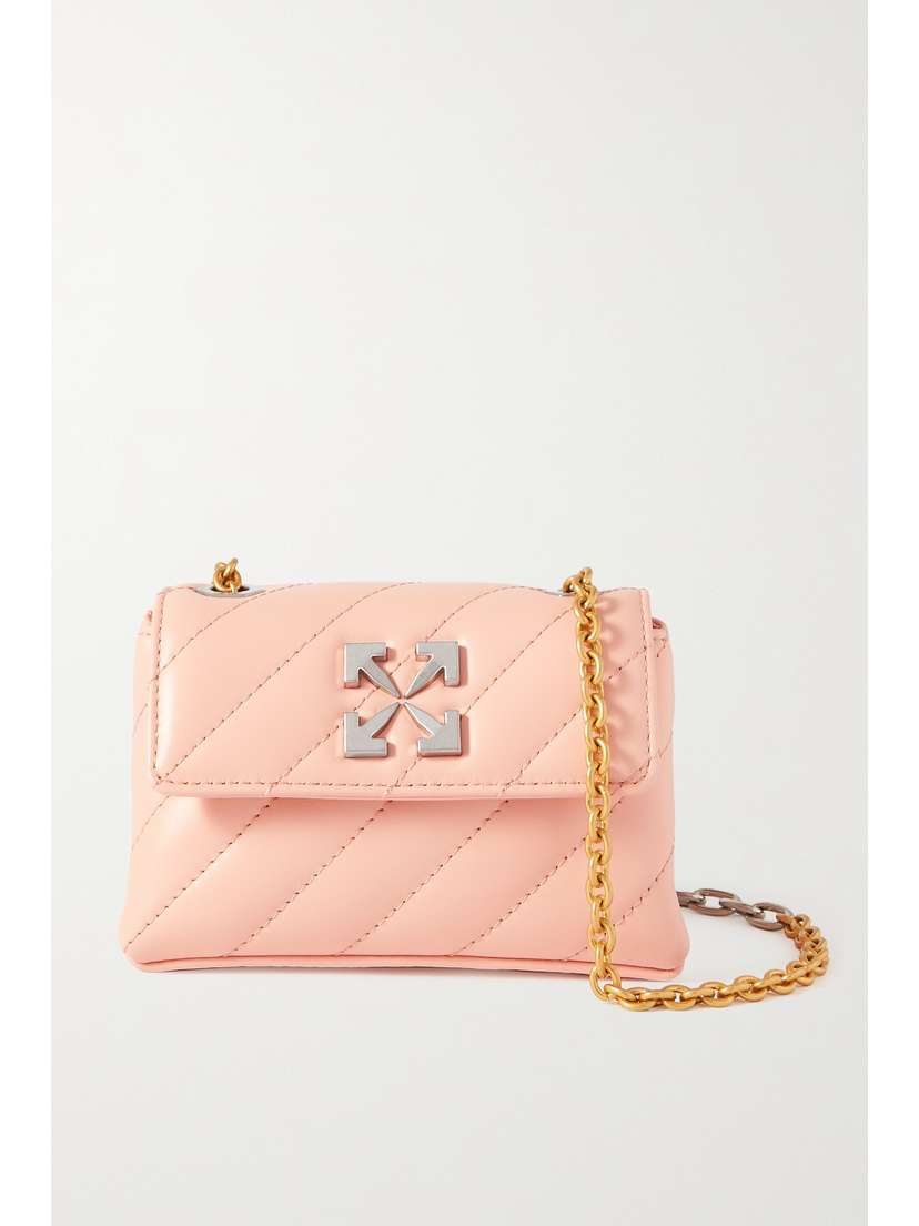 Off-White Jackhammer 17 Quilted Leather Shoulder Bag