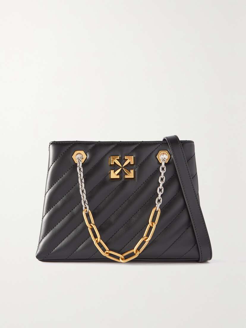 Off-White Jackhammer 25 Quilted Leather Shoulder Bag