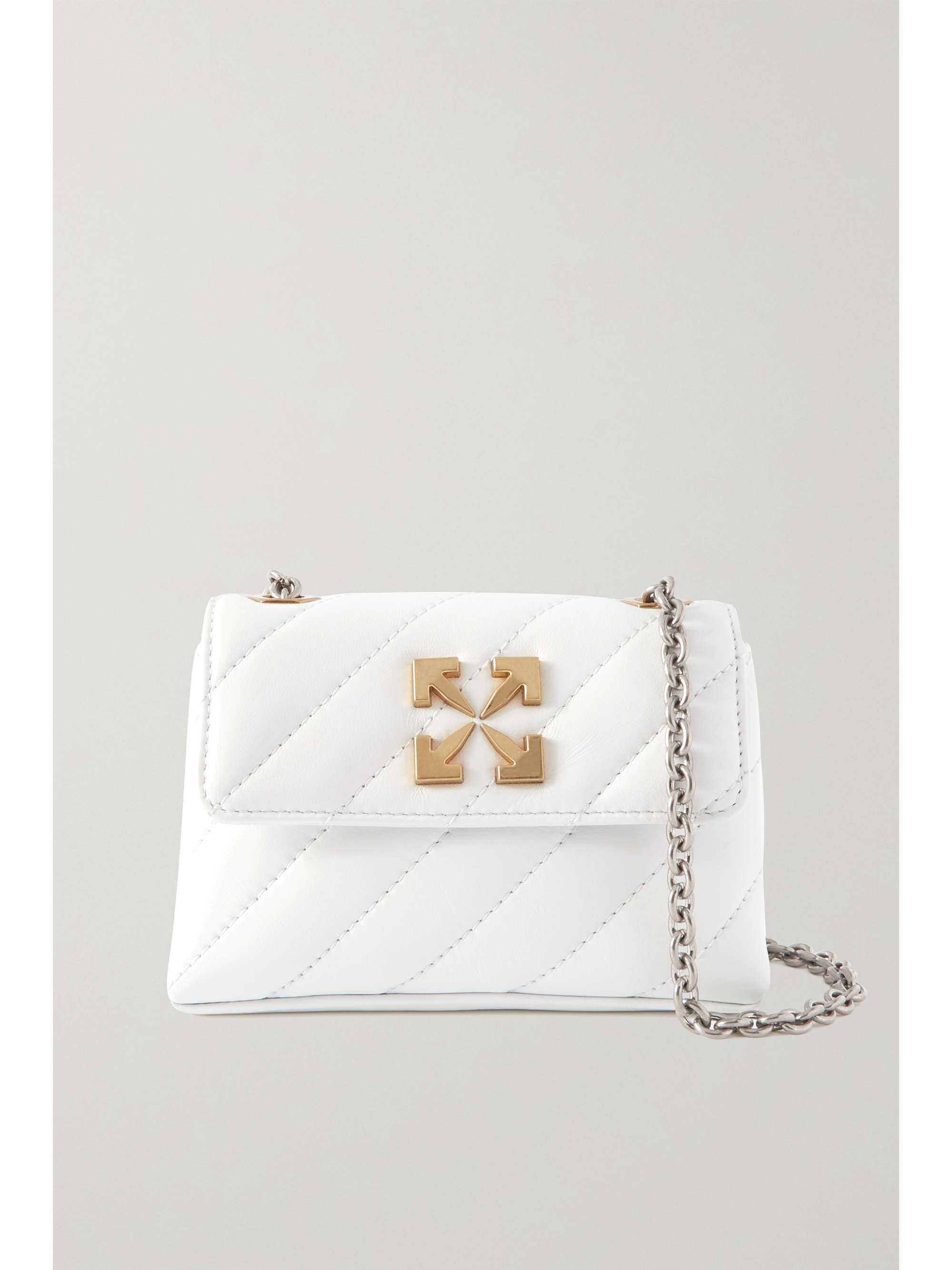 dronken houten tand OFF-WHITE Jackhammer 17 quilted leather shoulder bag | NET-A-PORTER